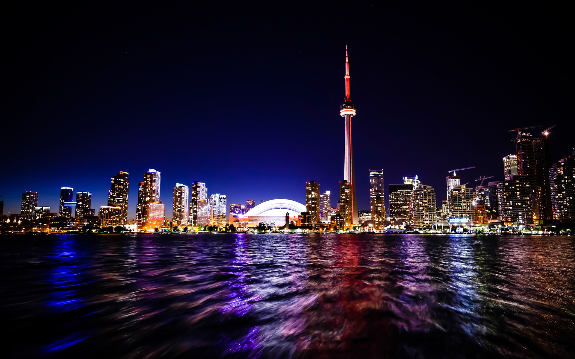 toronto, full, downtown