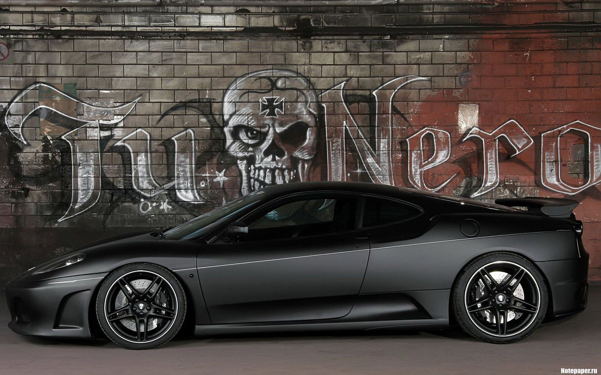 ferrari, black, human
