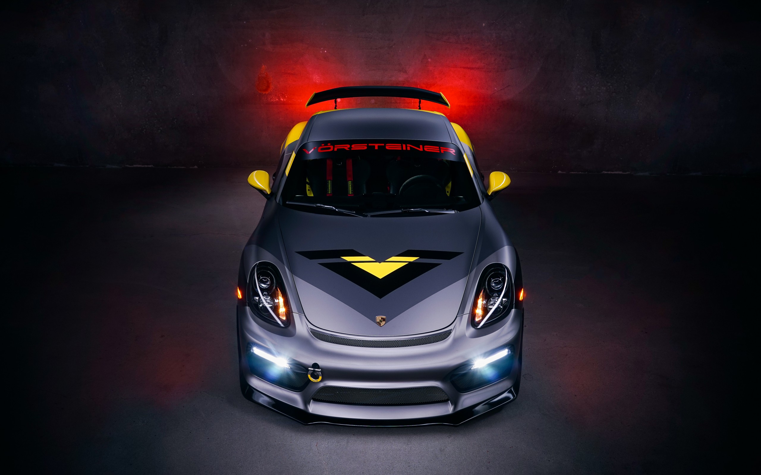 porsche, cayman, vorstein