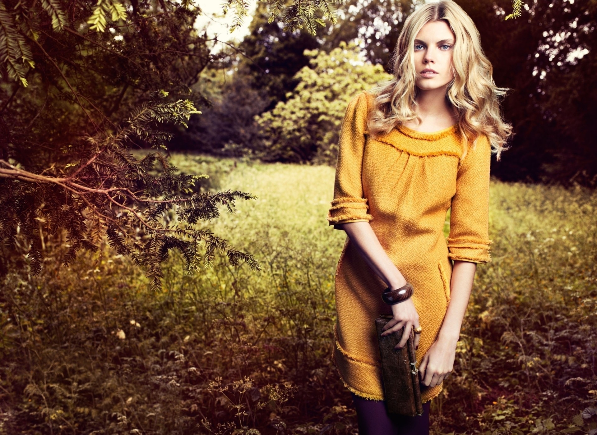 желтый, жена