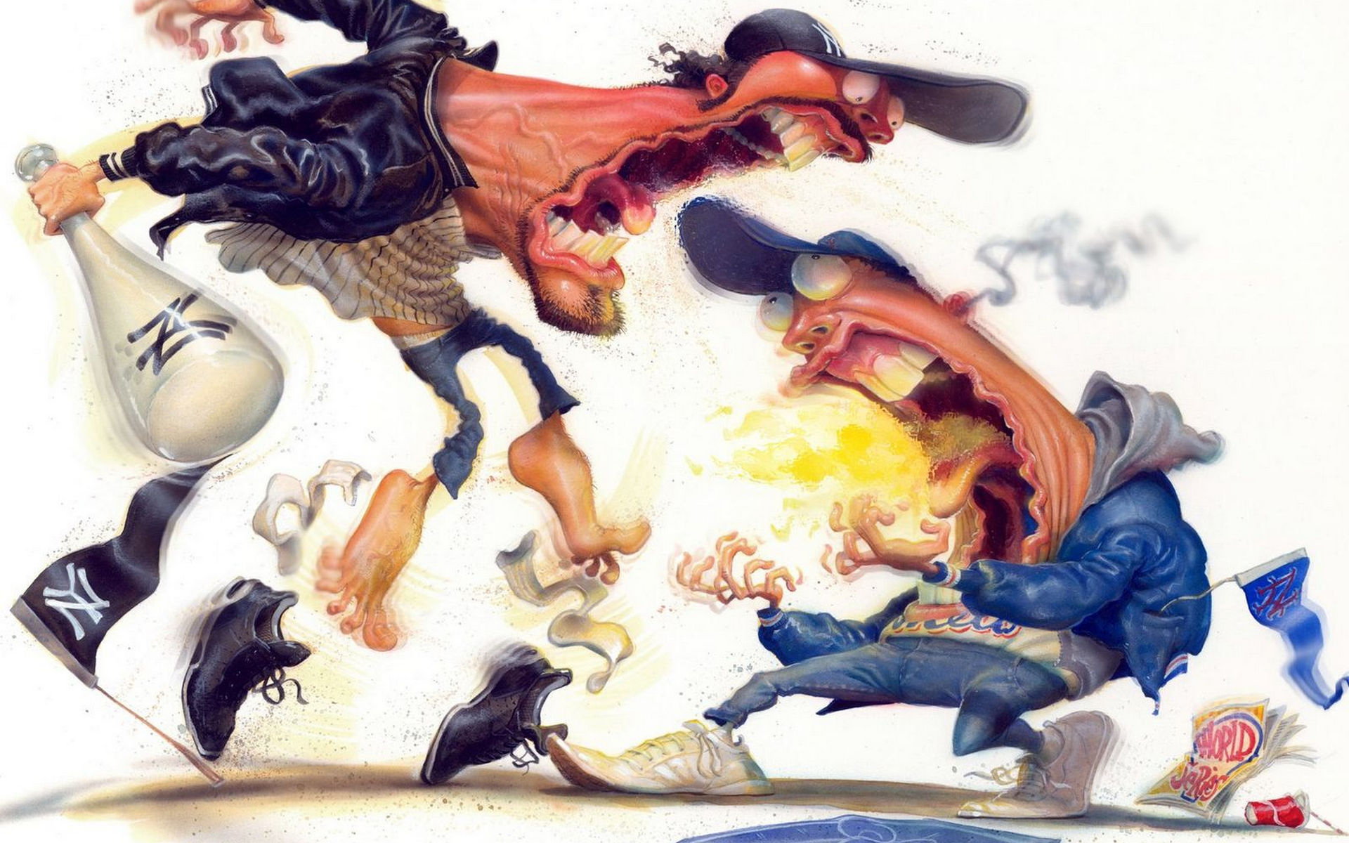 хулиганы, янки, новые