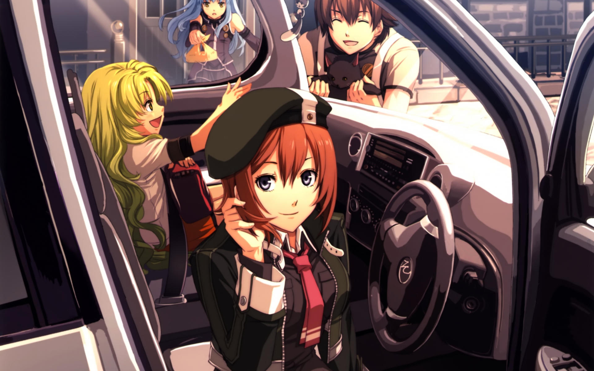 аниме, реальное, прогулка