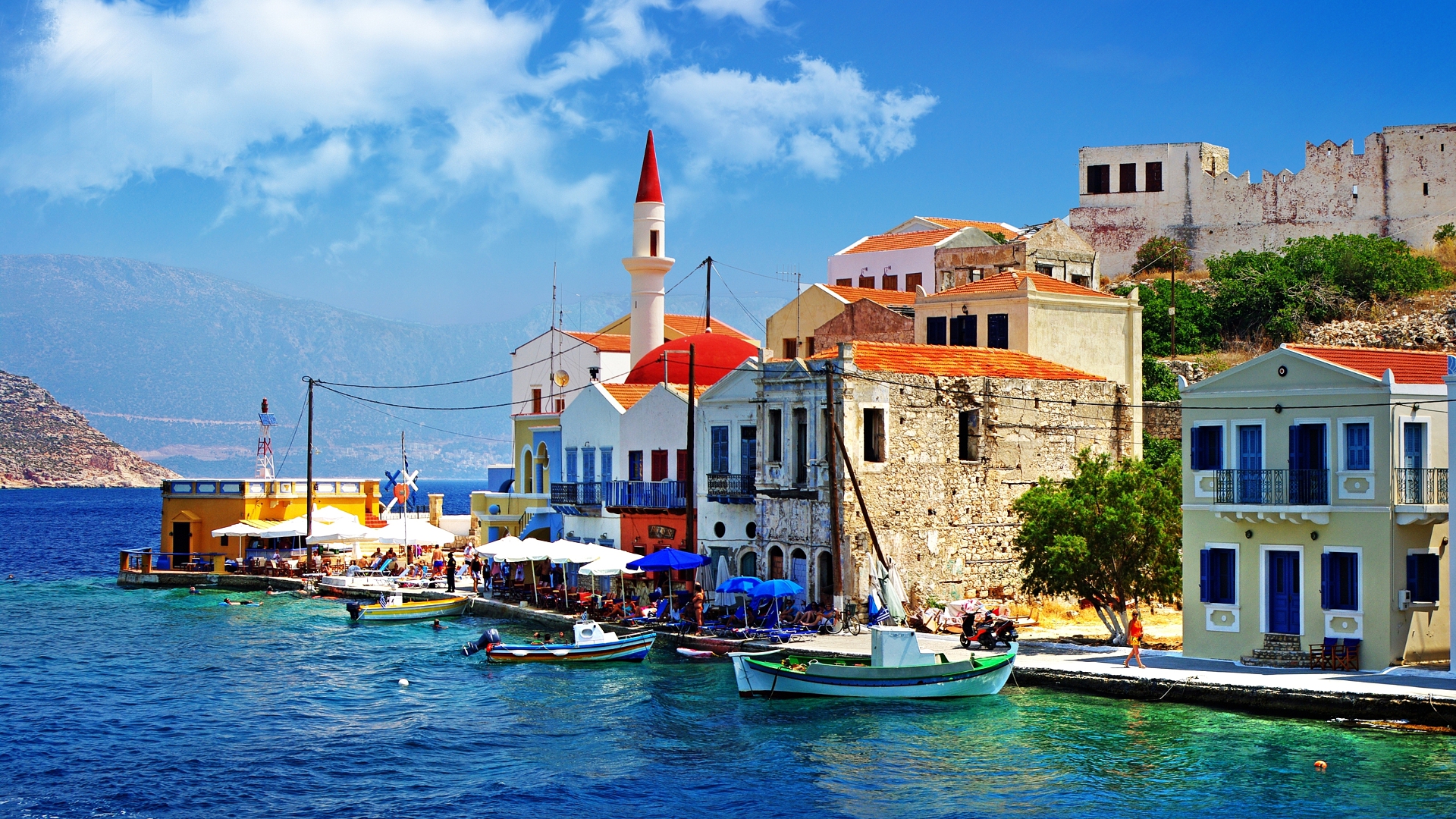 greece, место, отдых