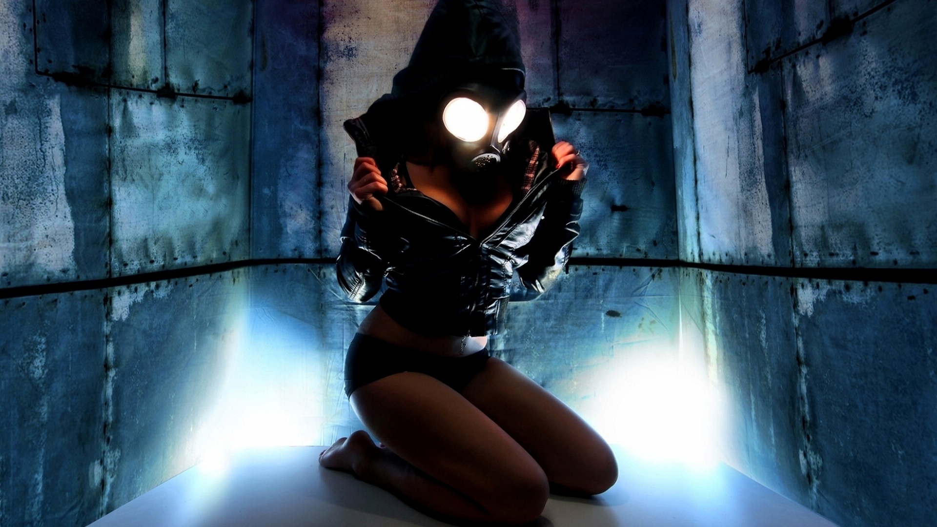 маска, девушки, девушка