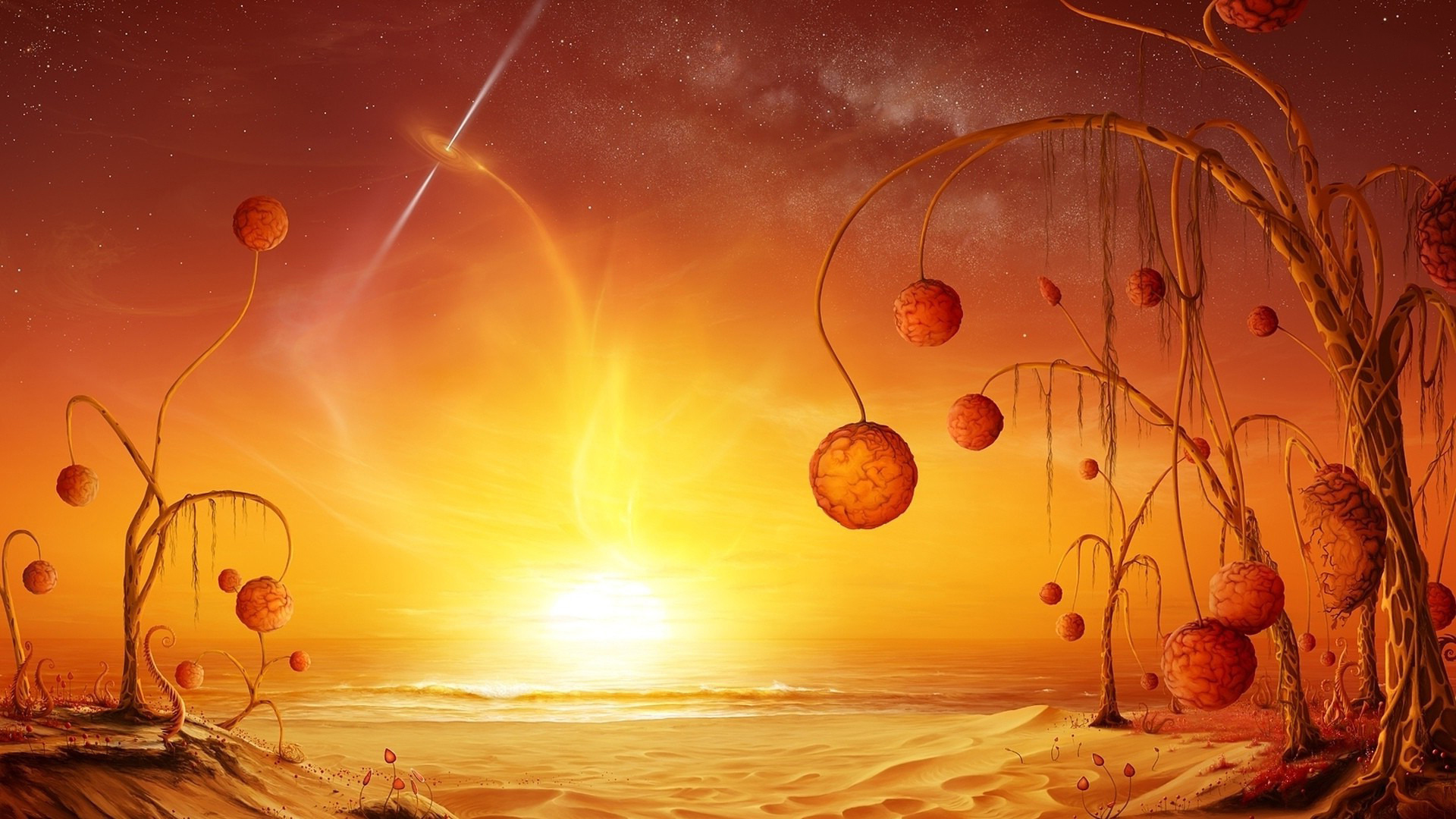 пришельцы, растения