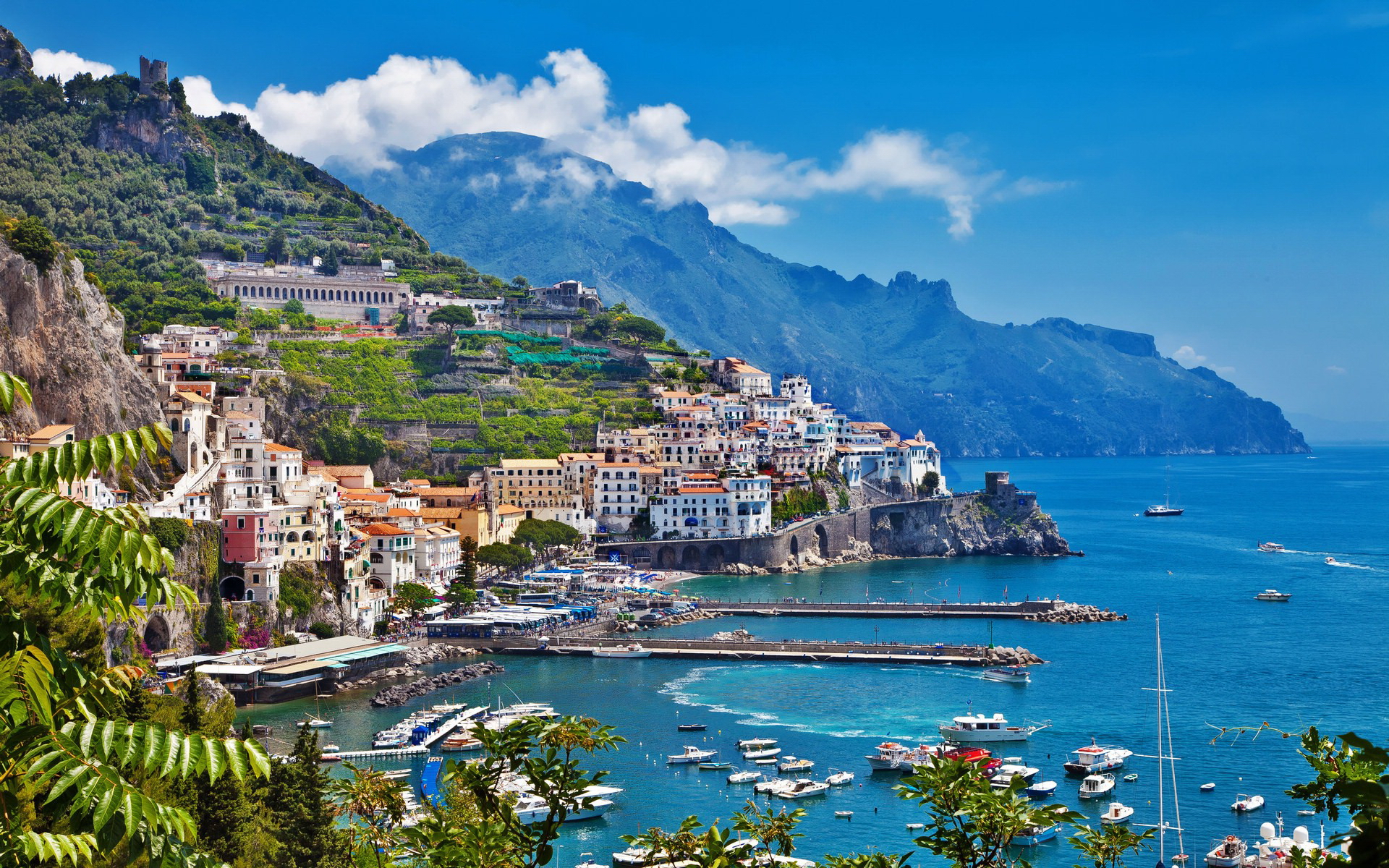 amalfi, италия Фон № 33226 разрешение 1920x1200