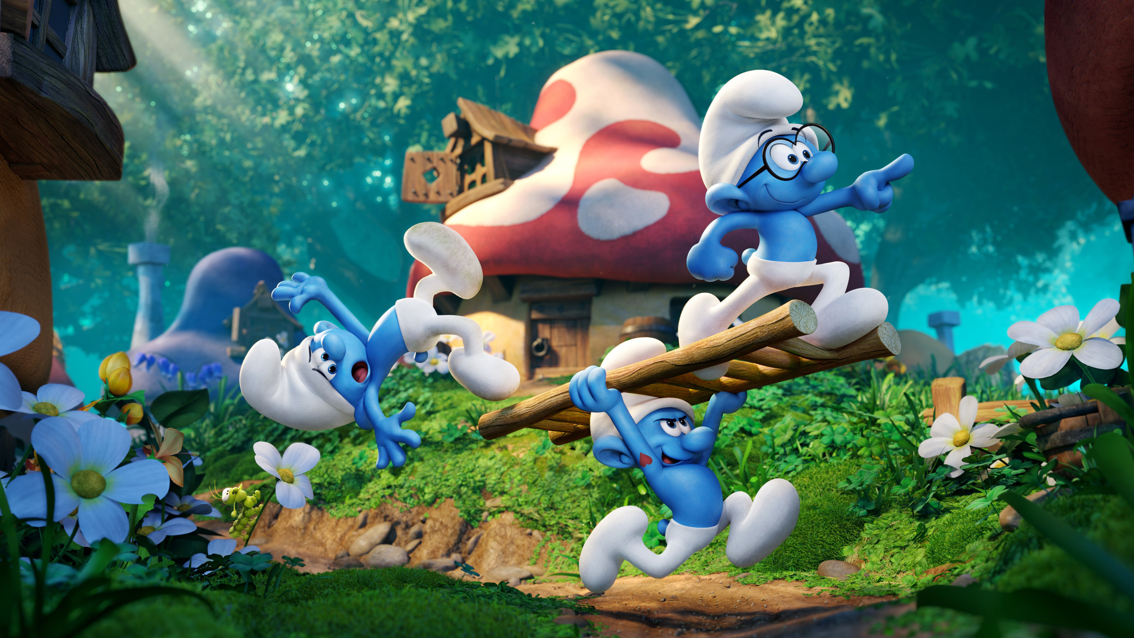 Обои smurfs, потерянный No 125902 Разрешение 3840x2160, раздел Фильмы,  размер 3840x2160 UHD 4К (ultra HD) - скачать бесплатно картинку на рабочий  стол и телефон