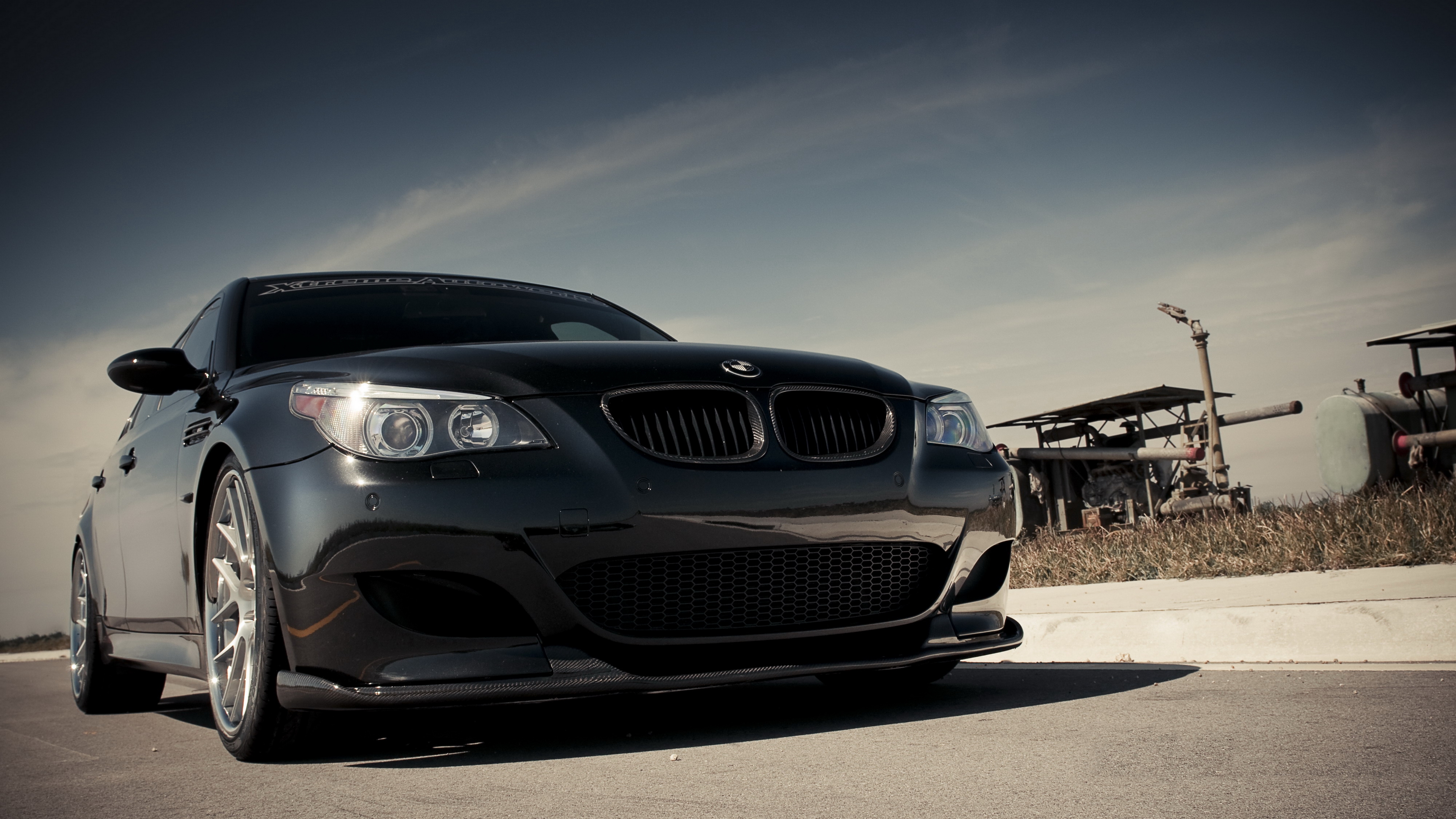 bmw, бмв, черный без 50862 разрешения 3840x2160