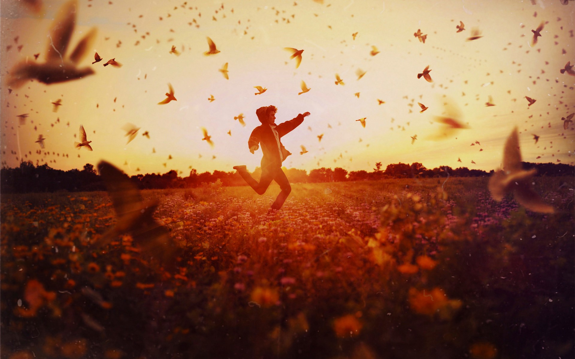 мяч, парень