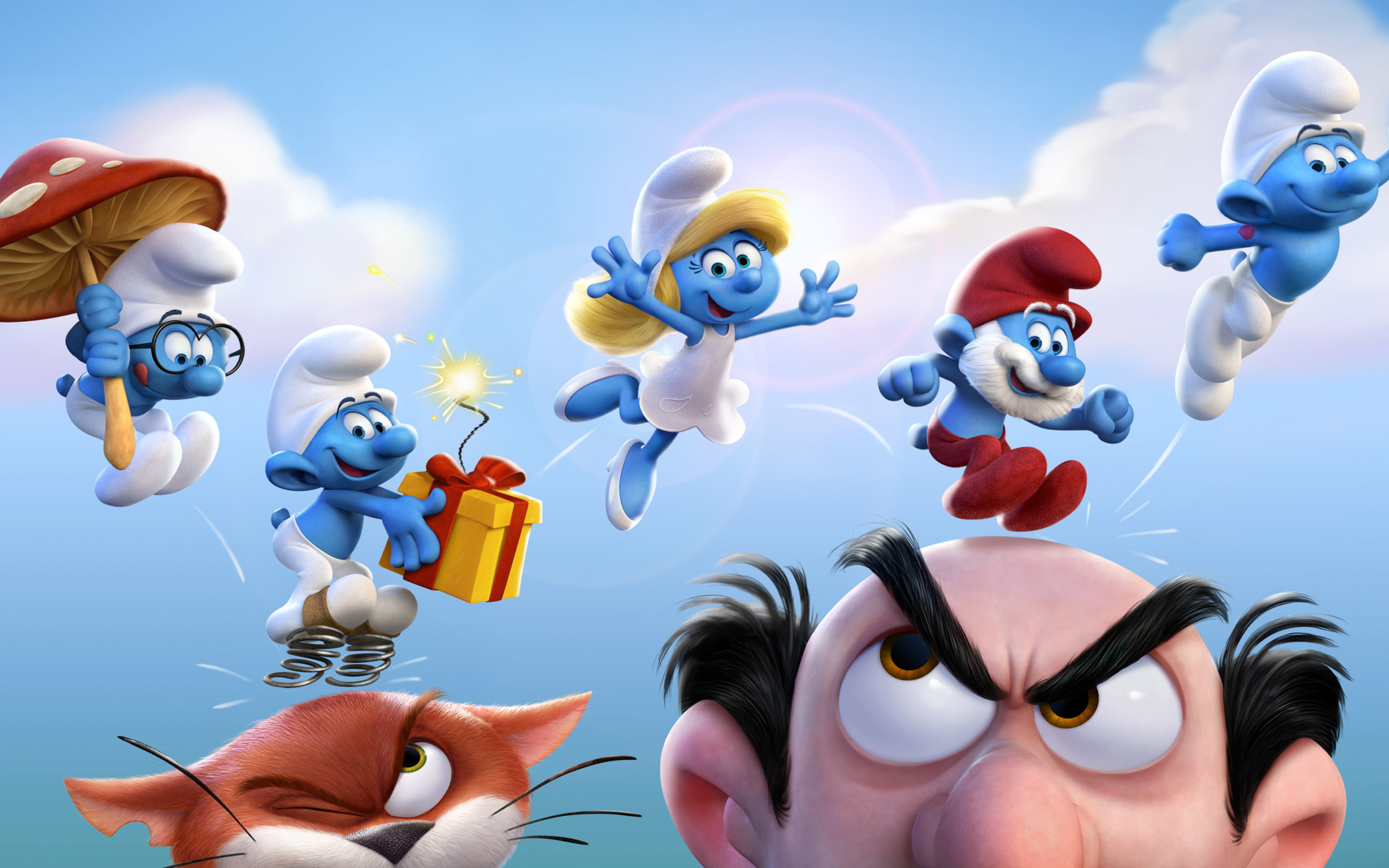 smurfs, потерянный No 149937 Разрешение 2560x1600