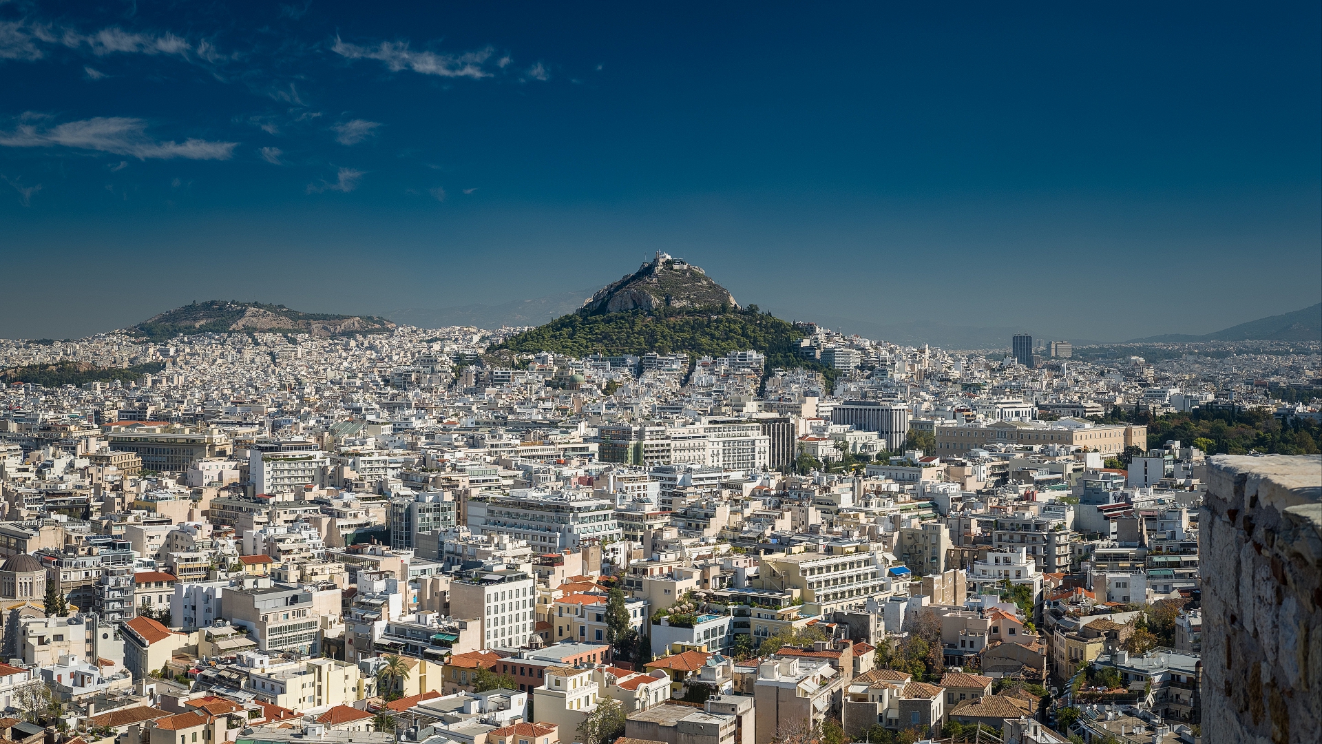 lycabettus, mount, european
