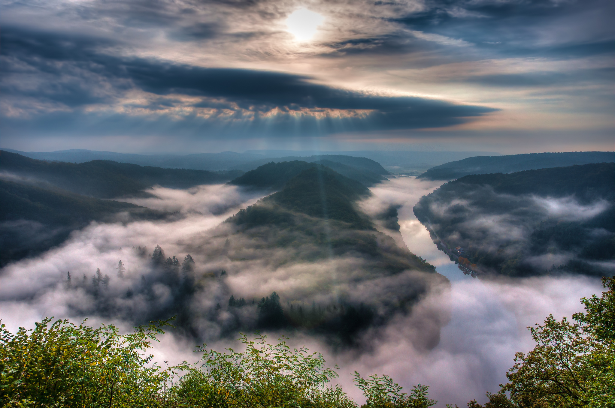 река, германия, саар