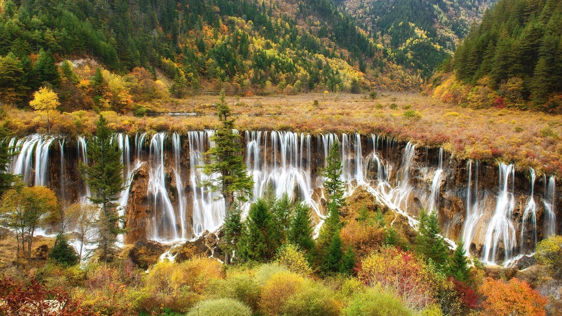 гора, осень, вездеход