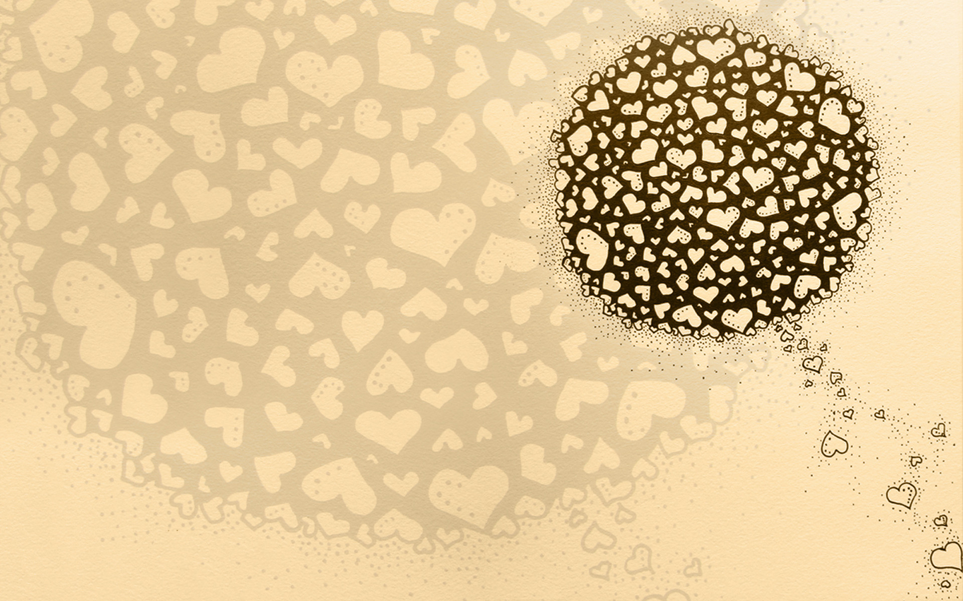 шар, сердечки