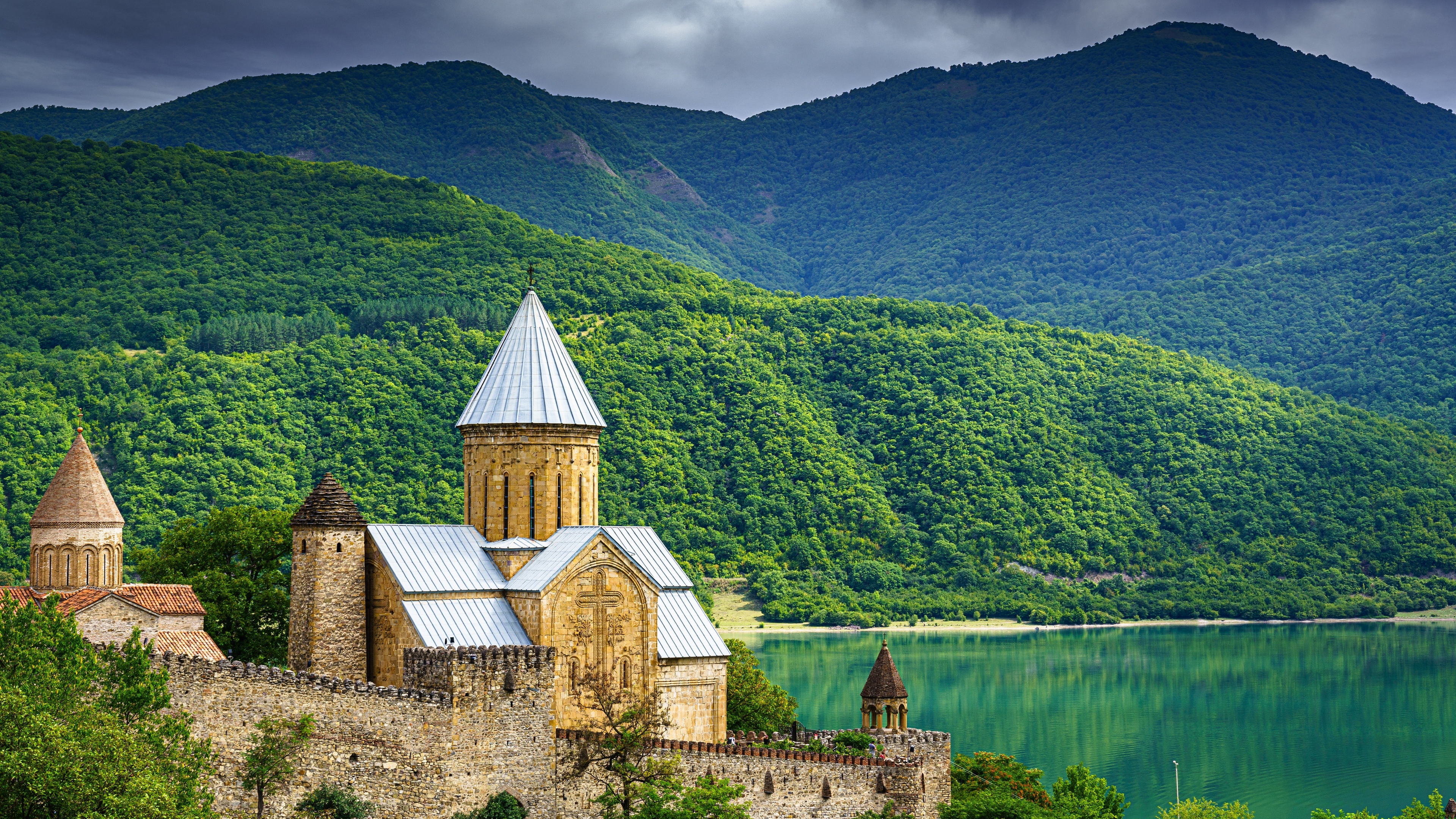 гора, грузия