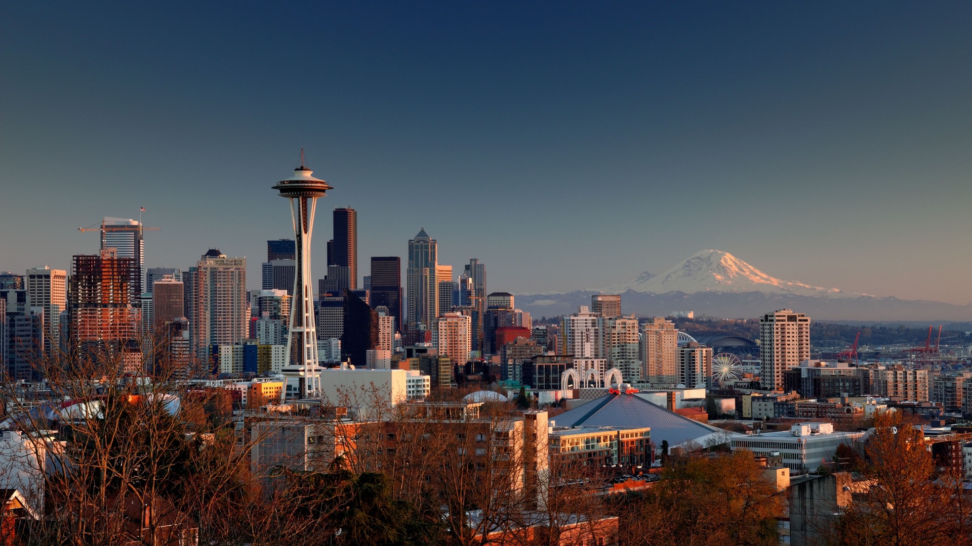 seattle, город, сша