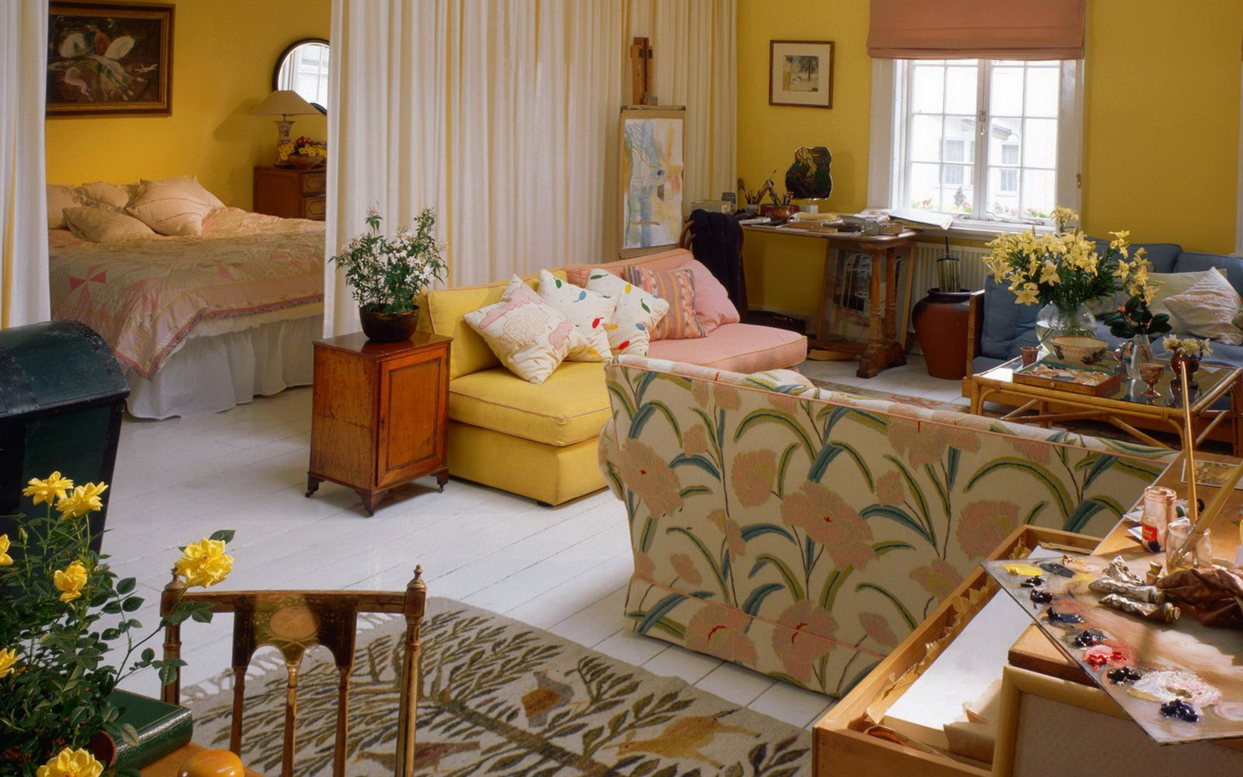 квартиры, dizain, однокомнатной