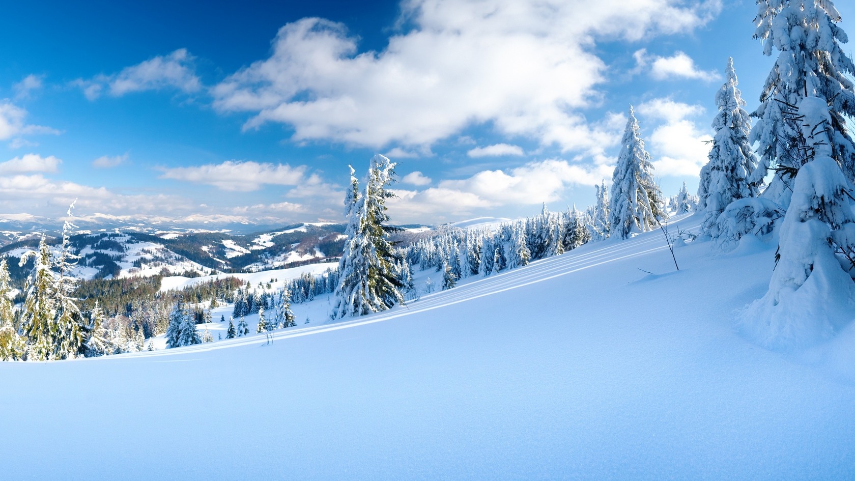 зимнее, горное, спокойно