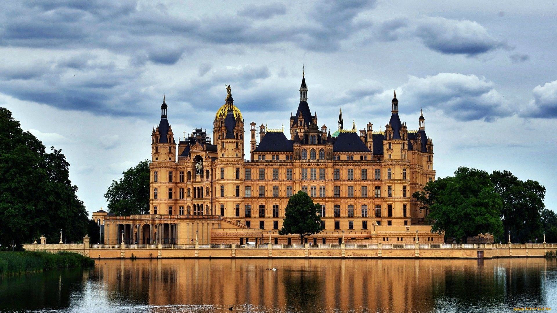 castle, schwerin, германия