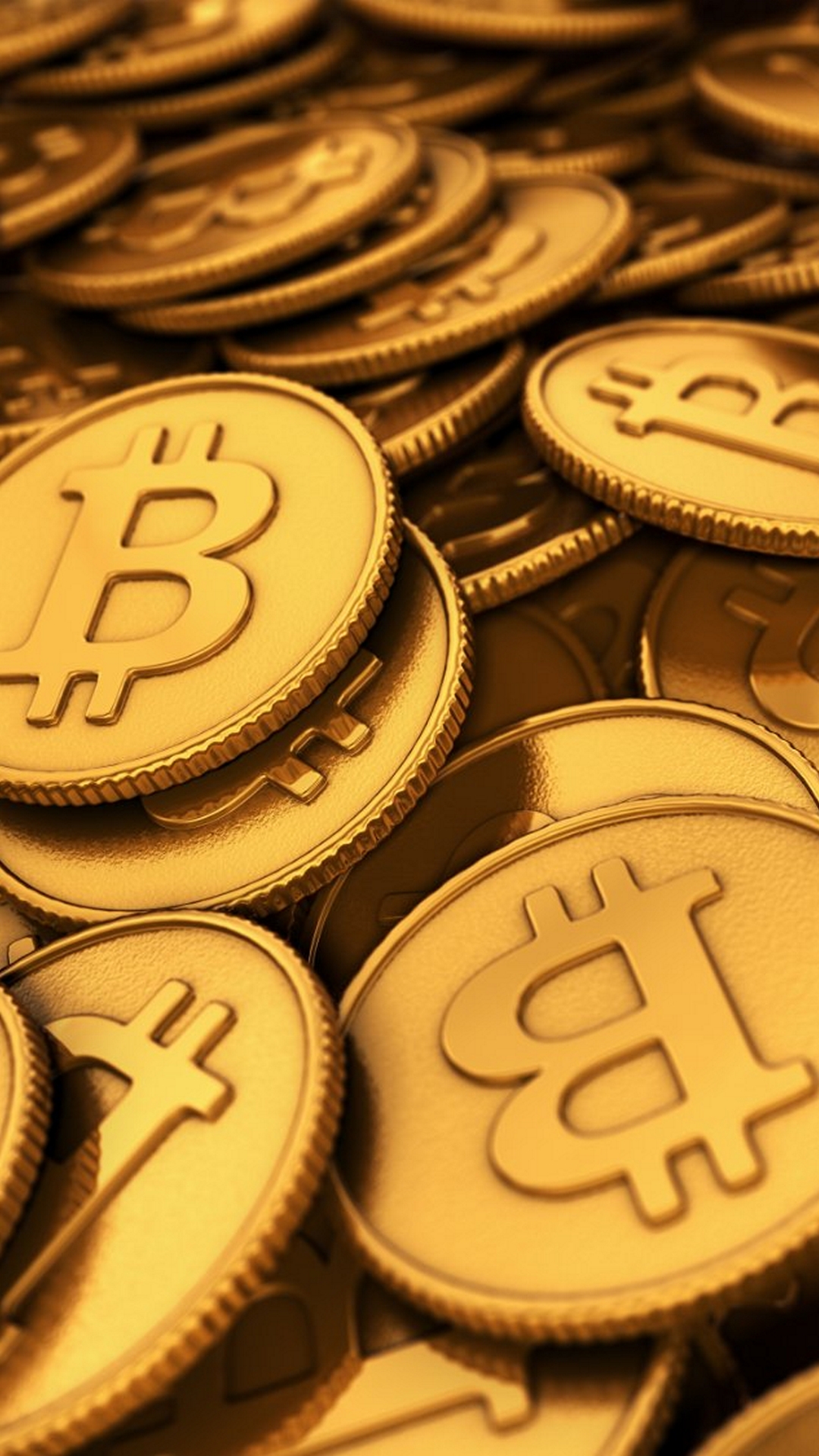 биткоин, монета, золото