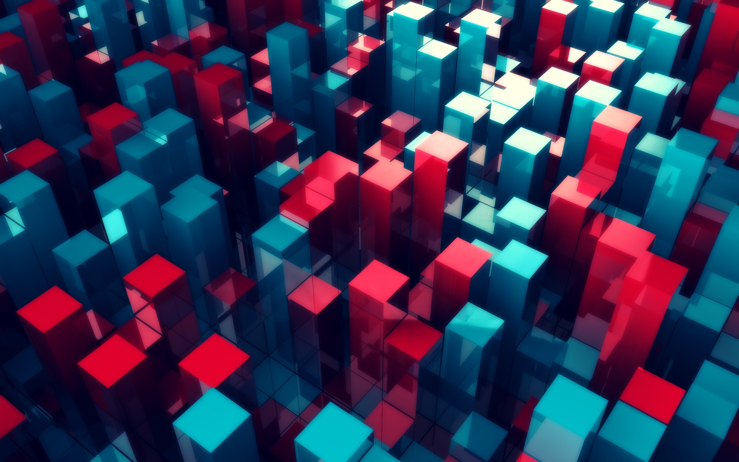 Cubes alpha. Разноцветные кубики. Красно синяя абстракция. 3d фон. Абстракция куб.