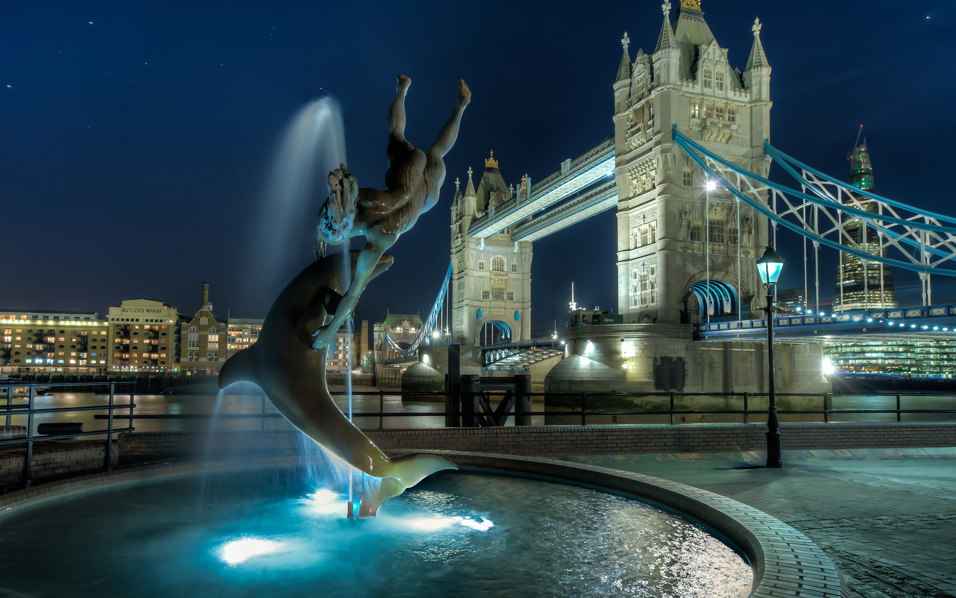 мост, башня, london