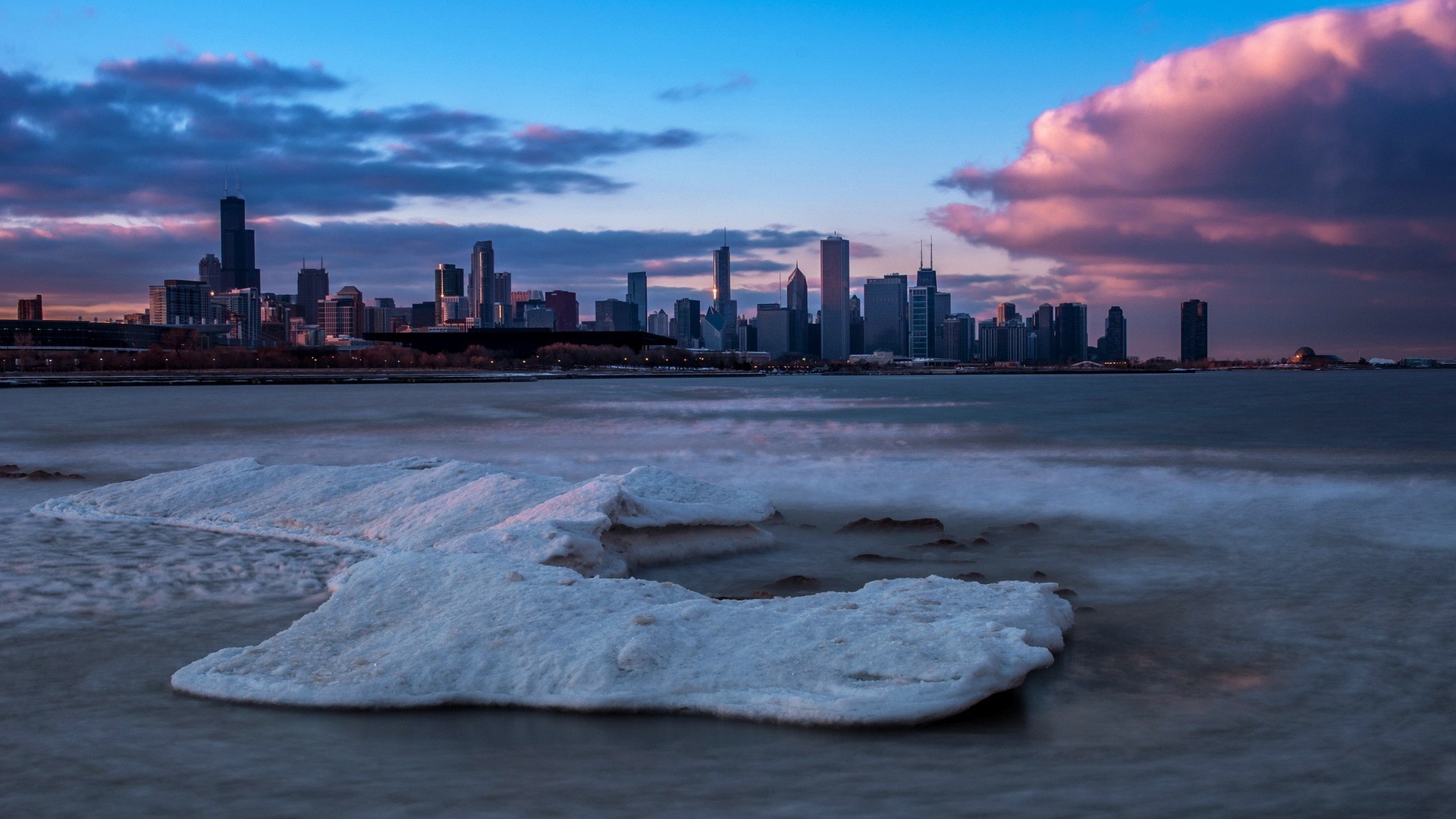 фото, chicago, winter