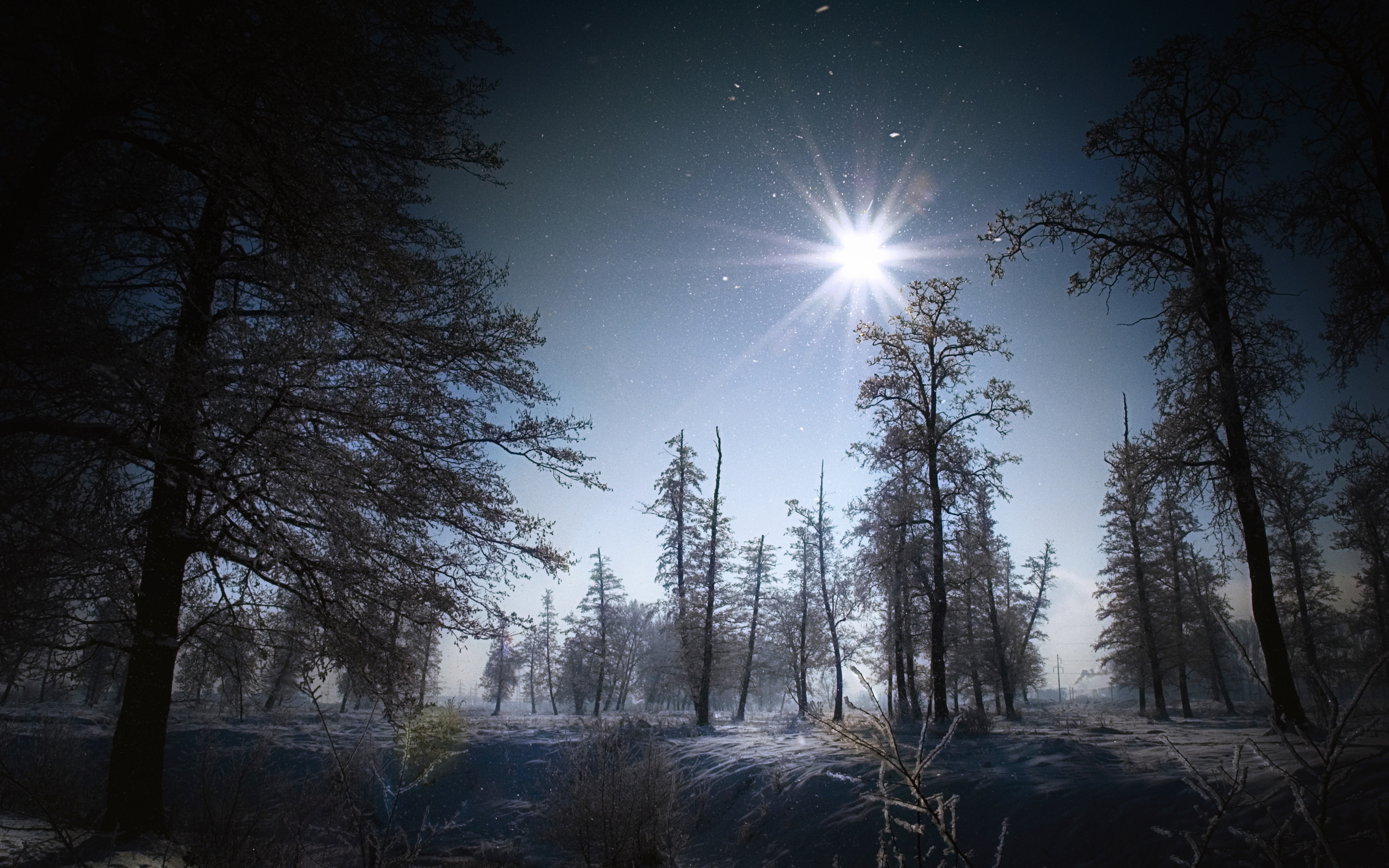 природа, зима, рок