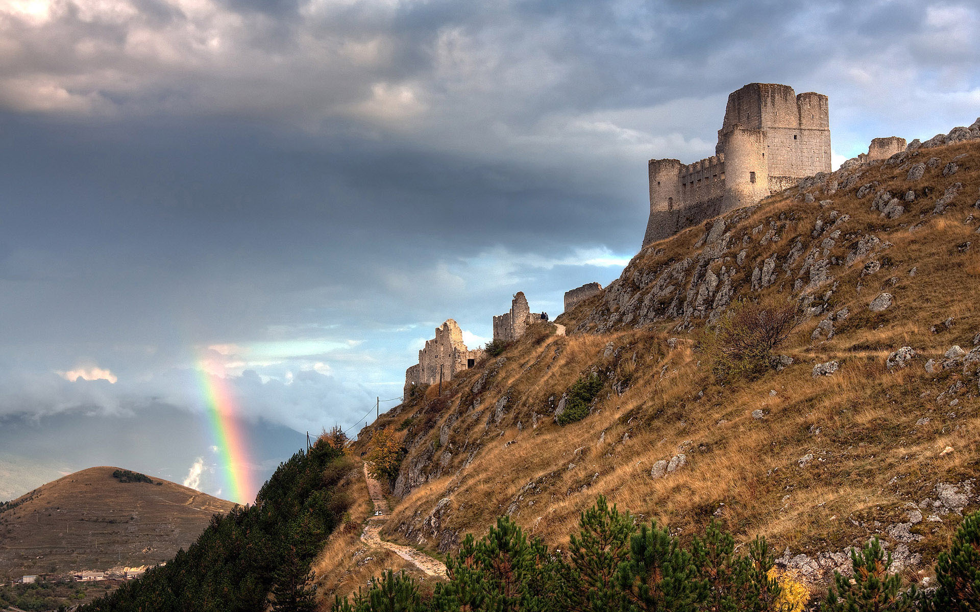 calascio, rocca, italian