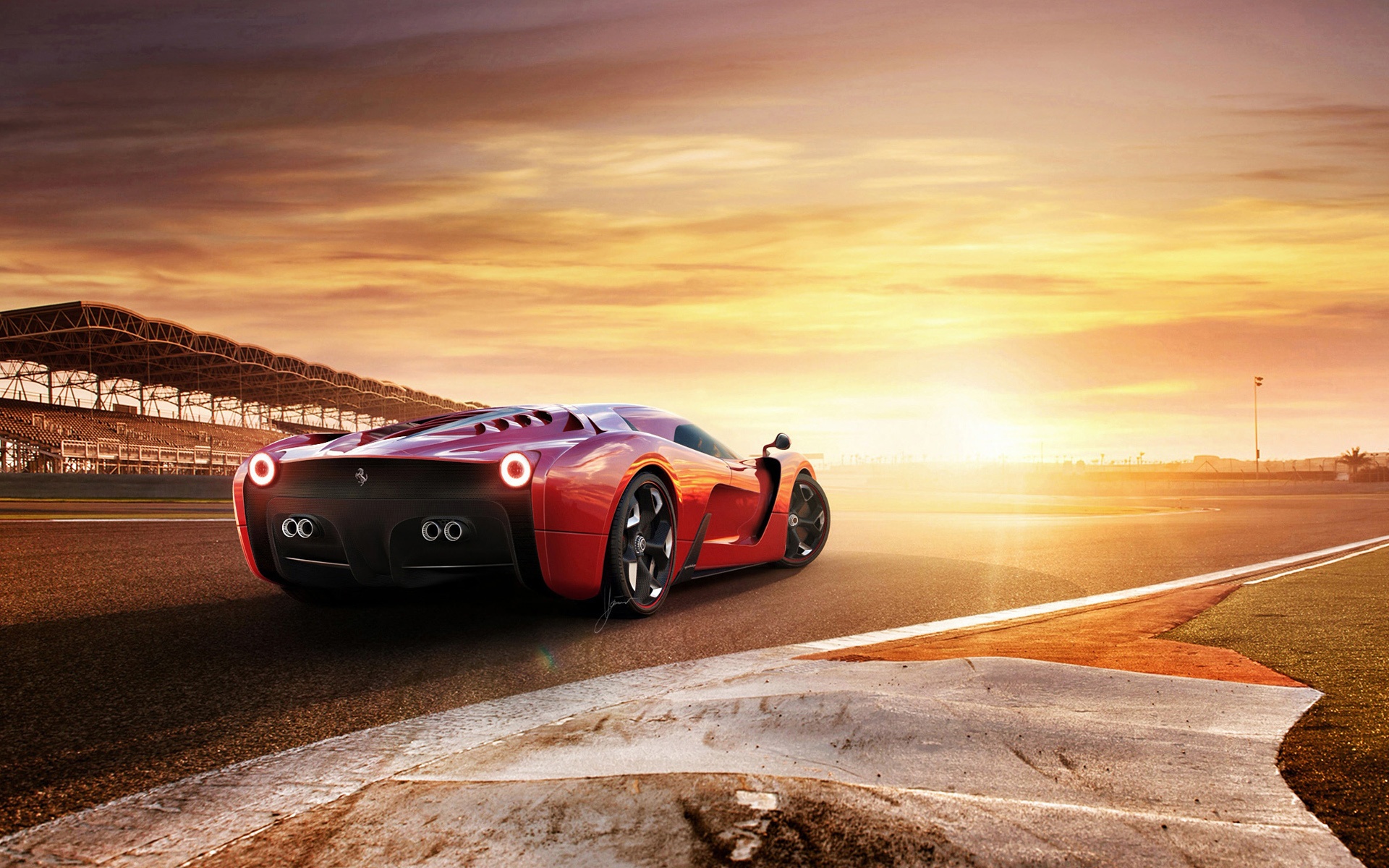 ferrari, спортивный автомобиль