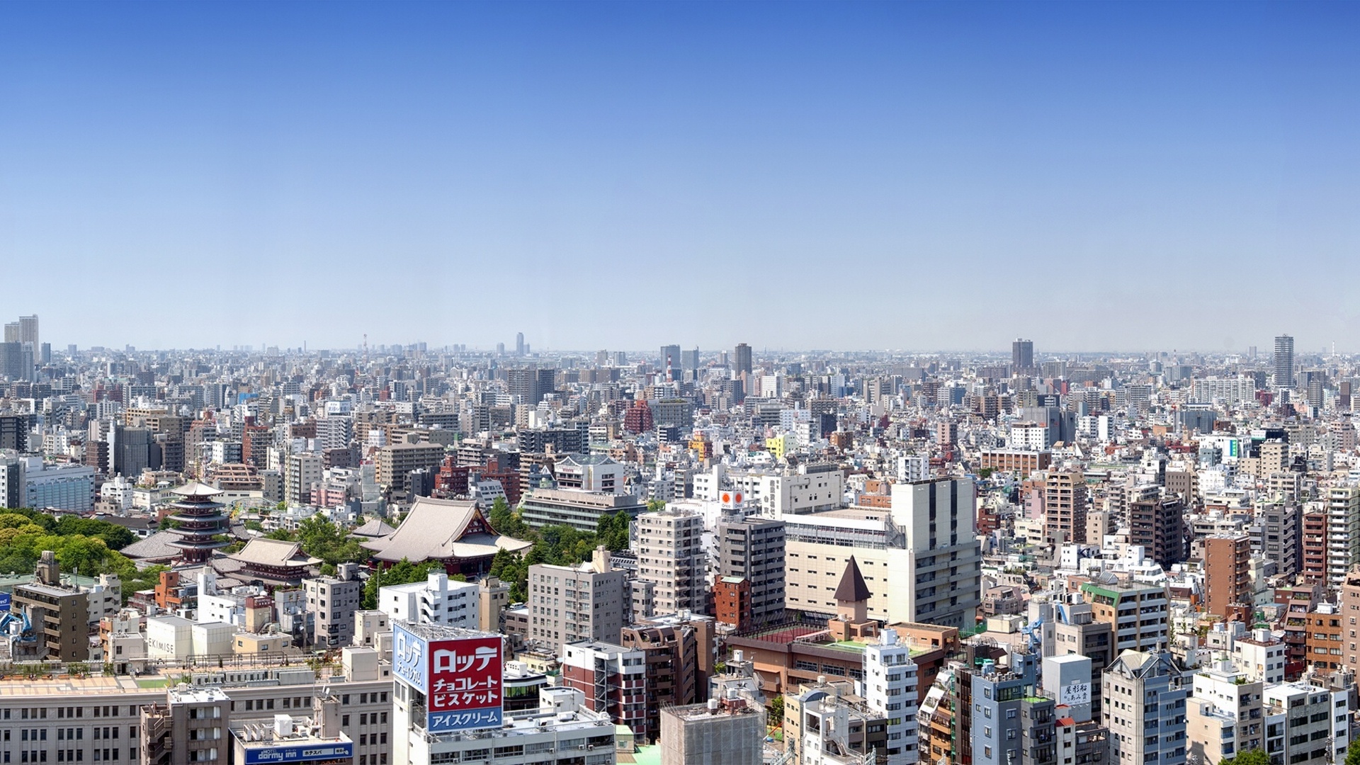 tokyo, япония, панорама Фон № 68306 разрешение 1920x1080