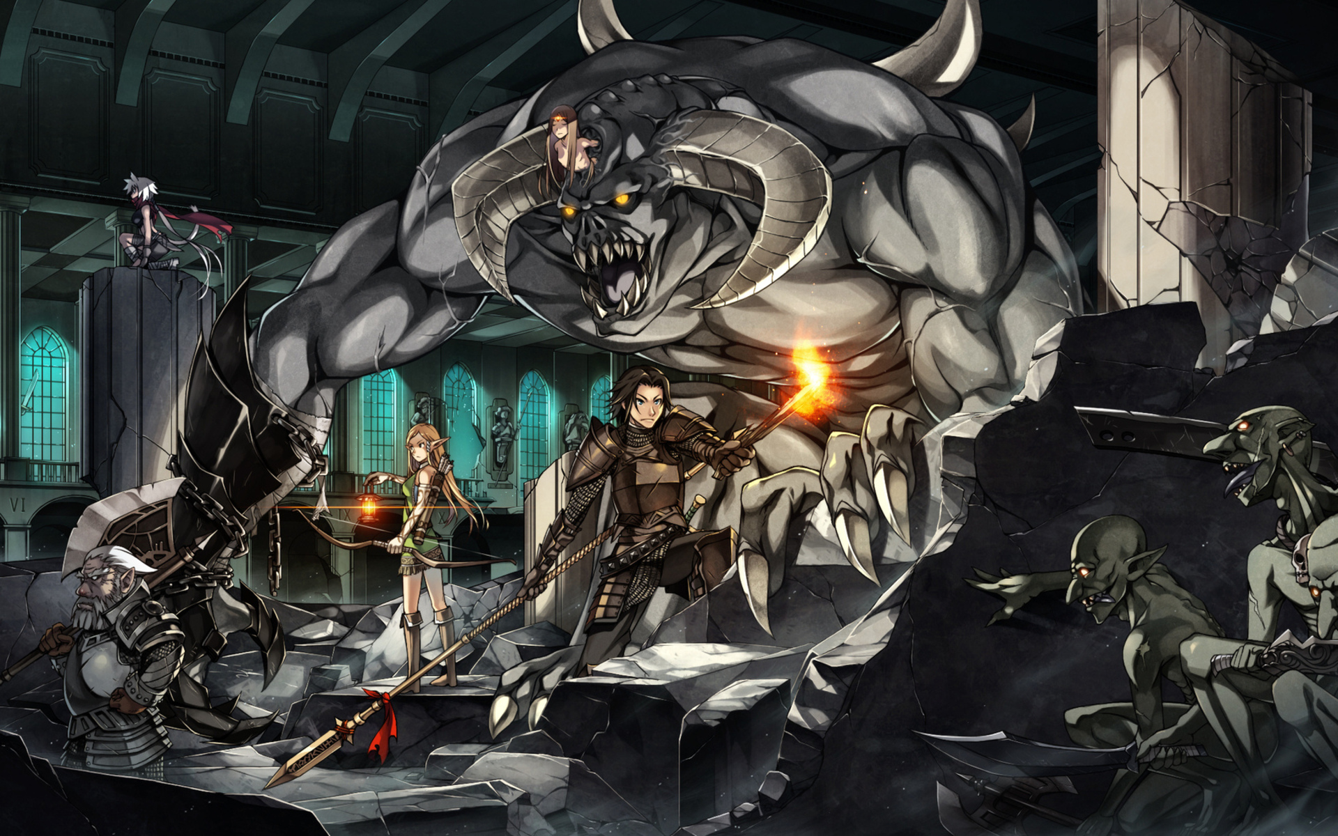 воин, огонь, графика