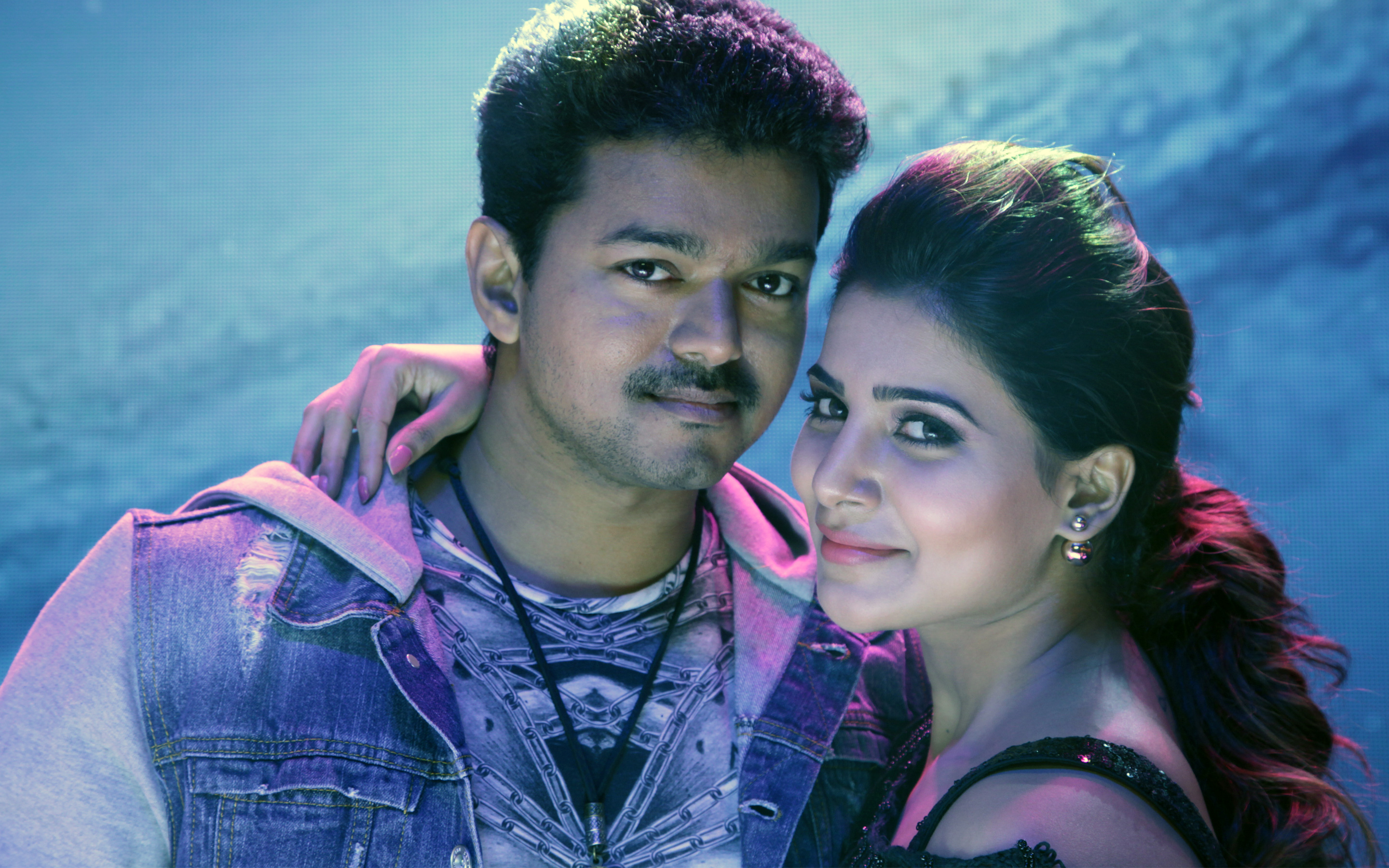 kaththi, vijay, samantha No 129376 Разрешение 2880x1800
