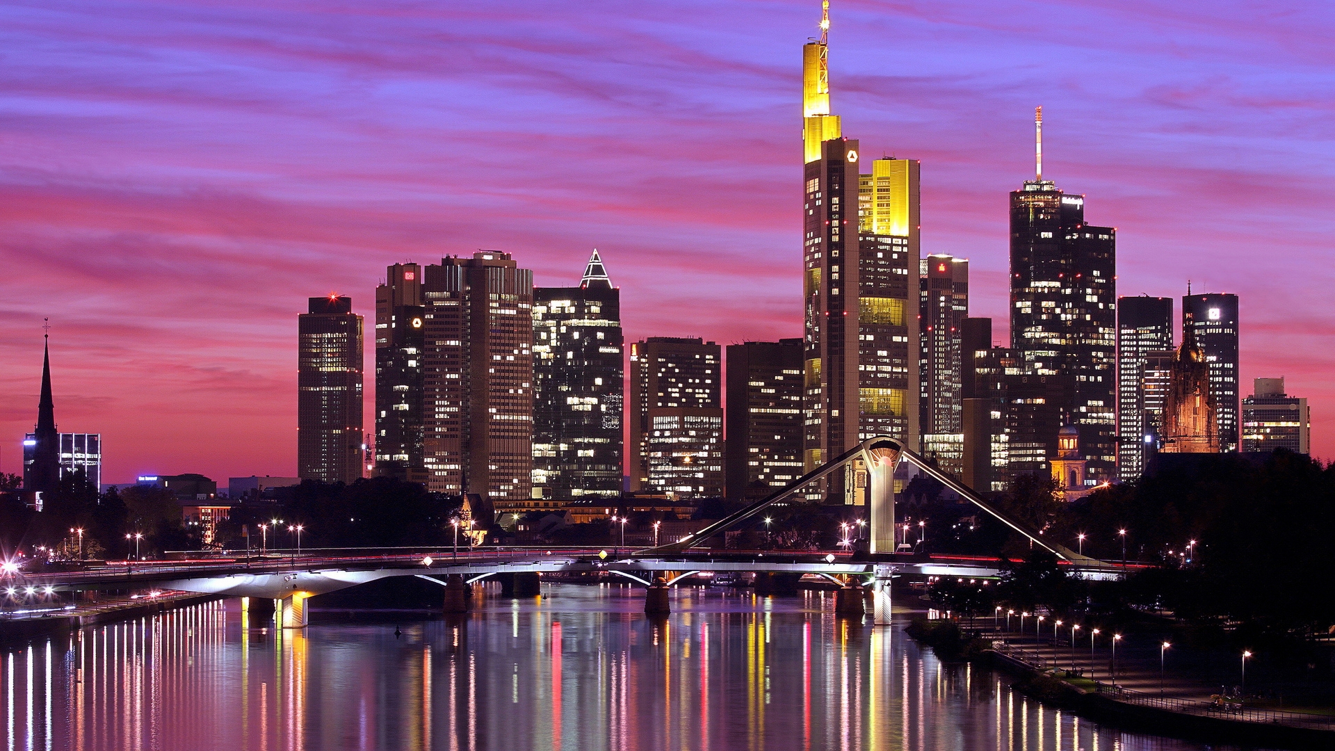 frankfurt, skyline, am