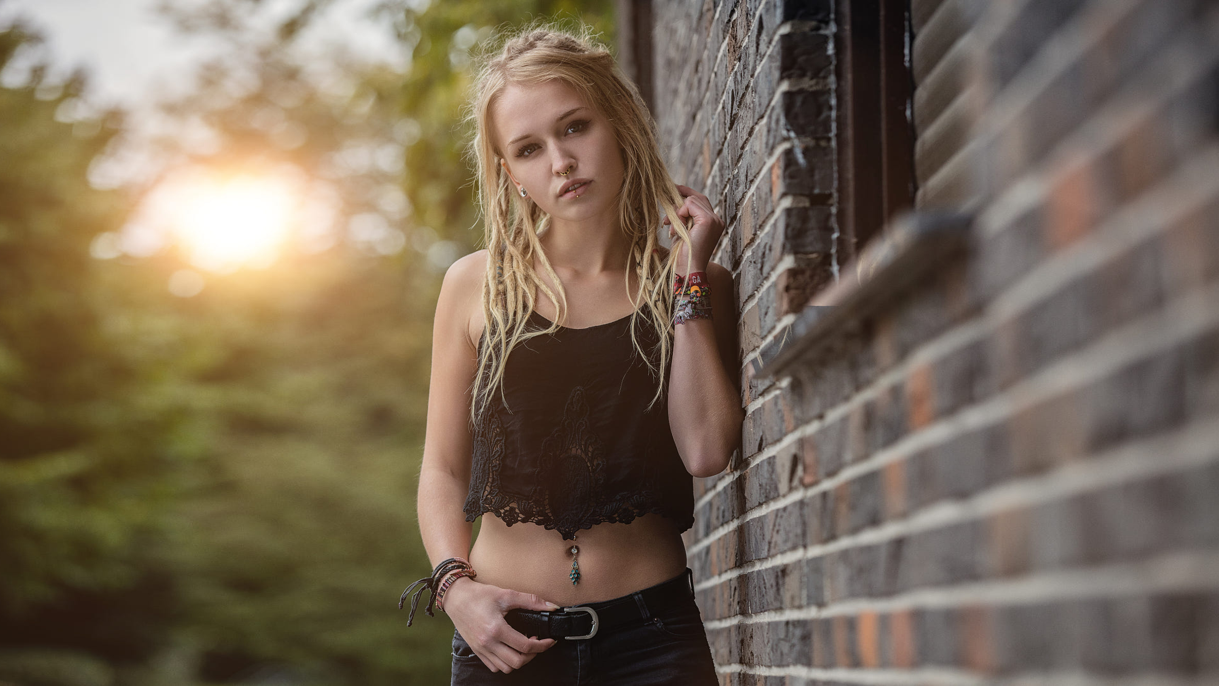 девушка, модель, ложь