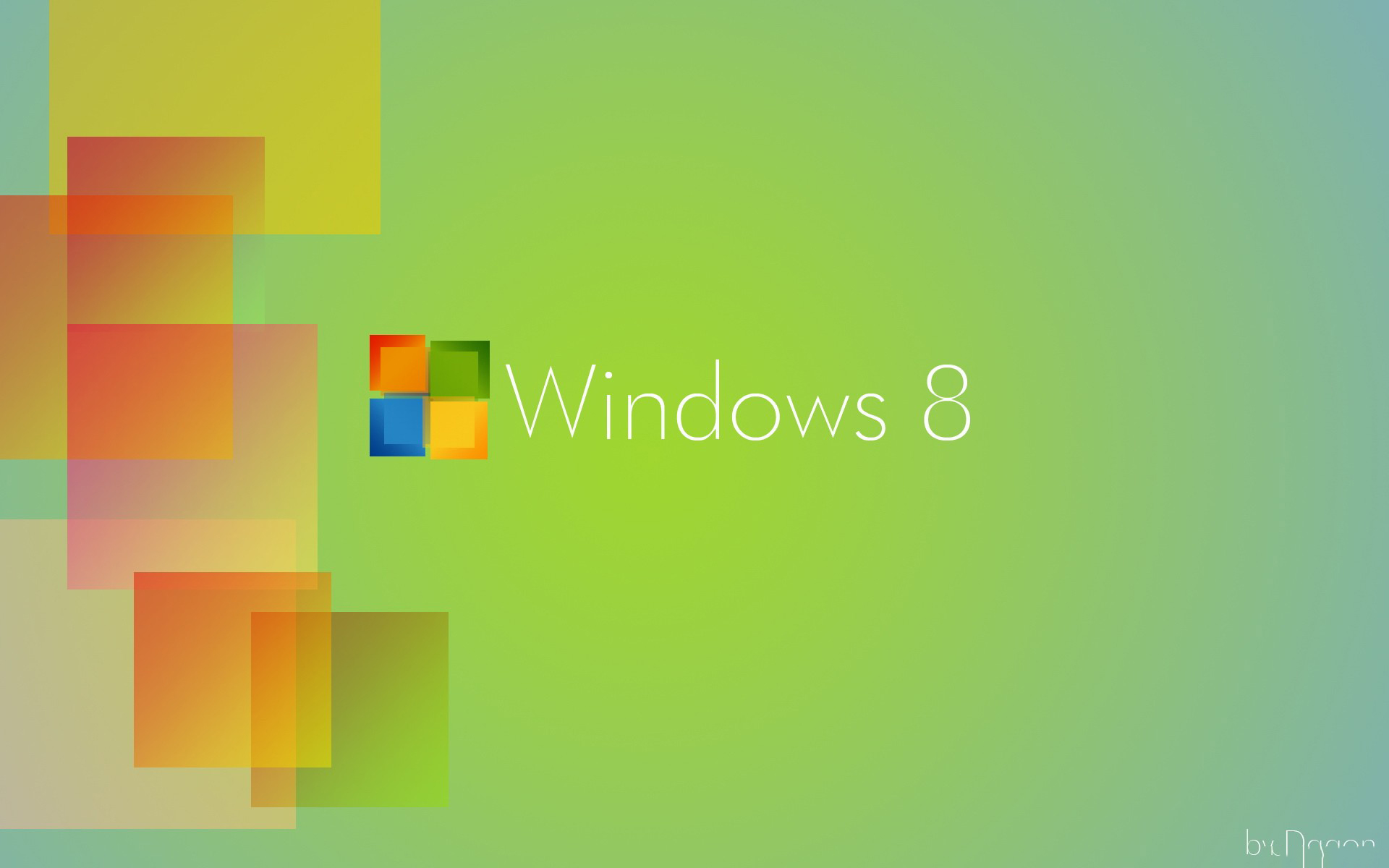 Windows 8 Информационный фон, исторические квадраты