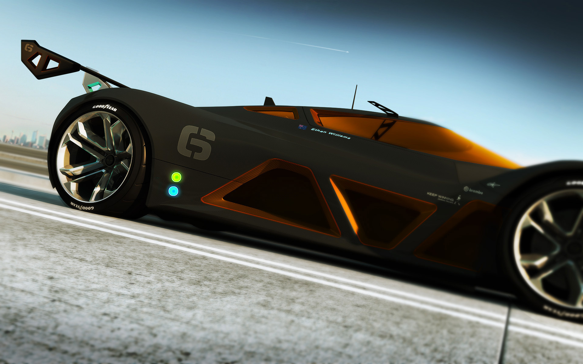 суперкар, 3д