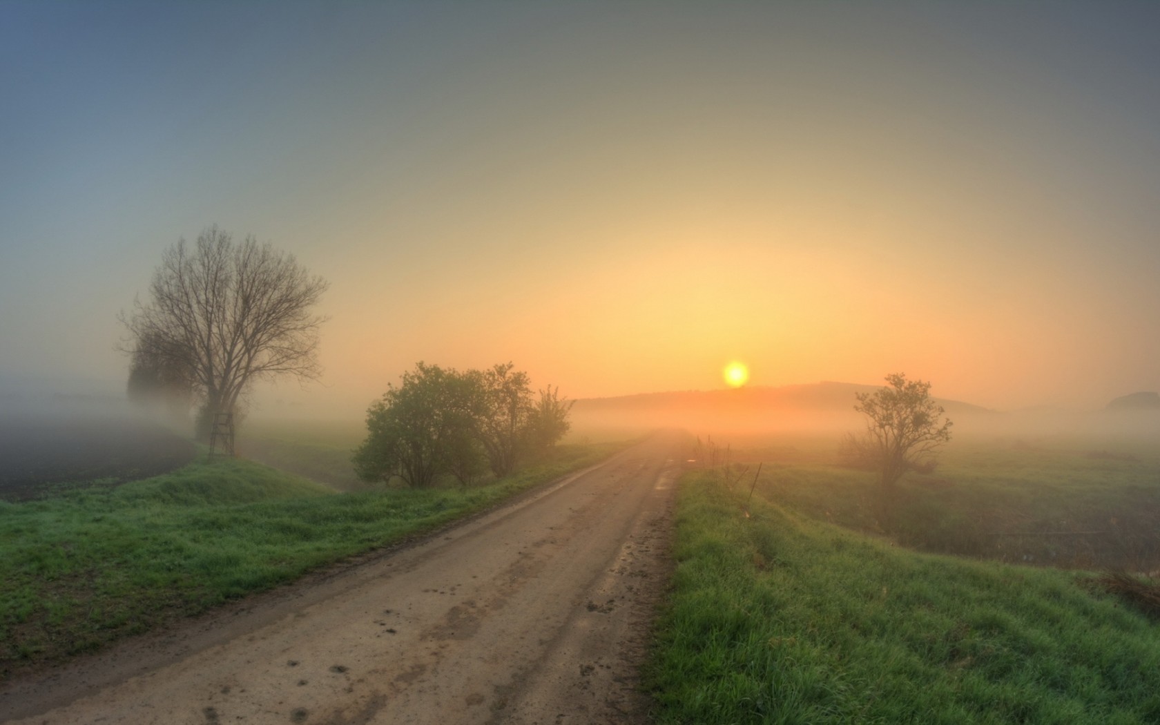 Рассвет в деревне