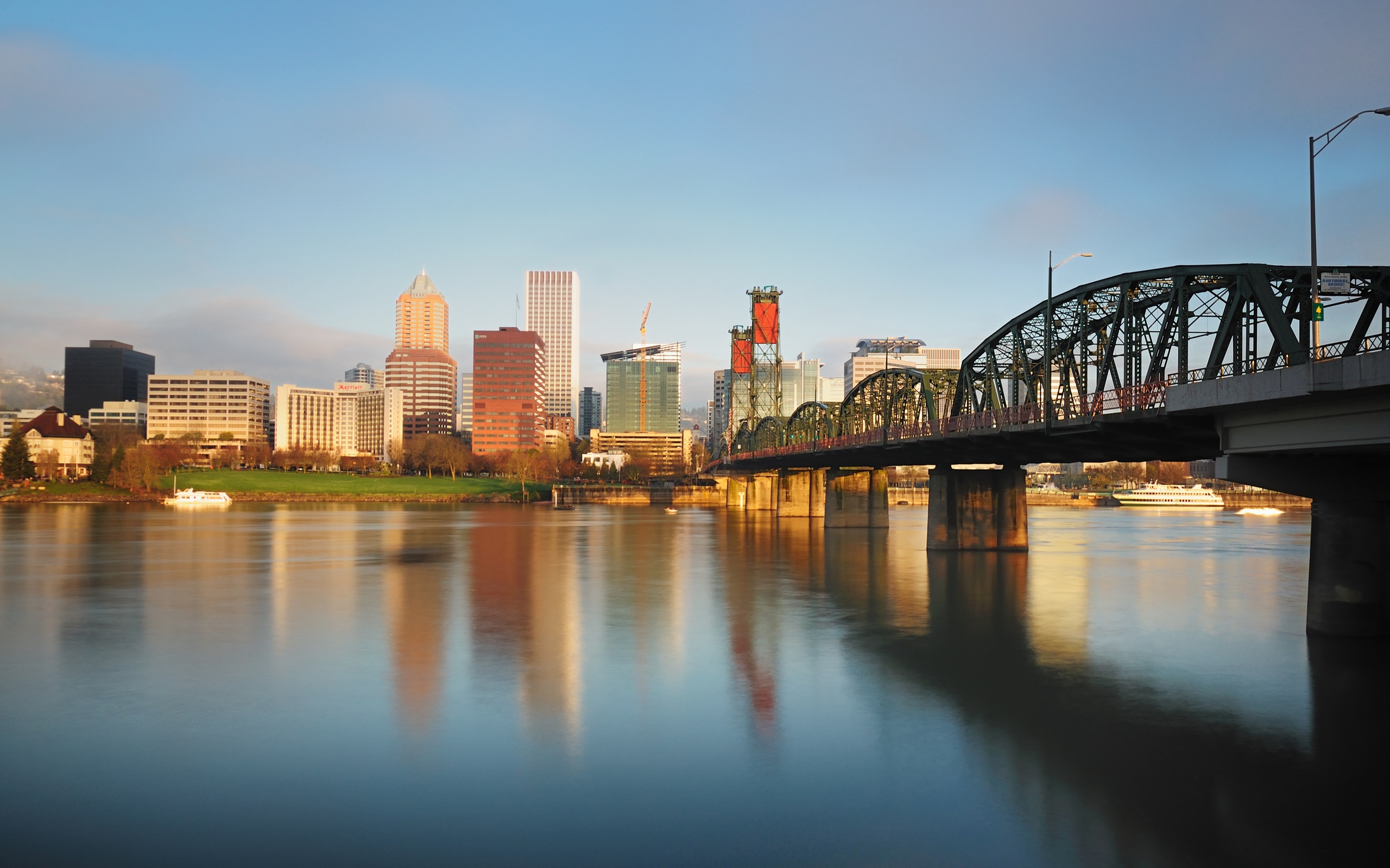 portland, skyline, oregon