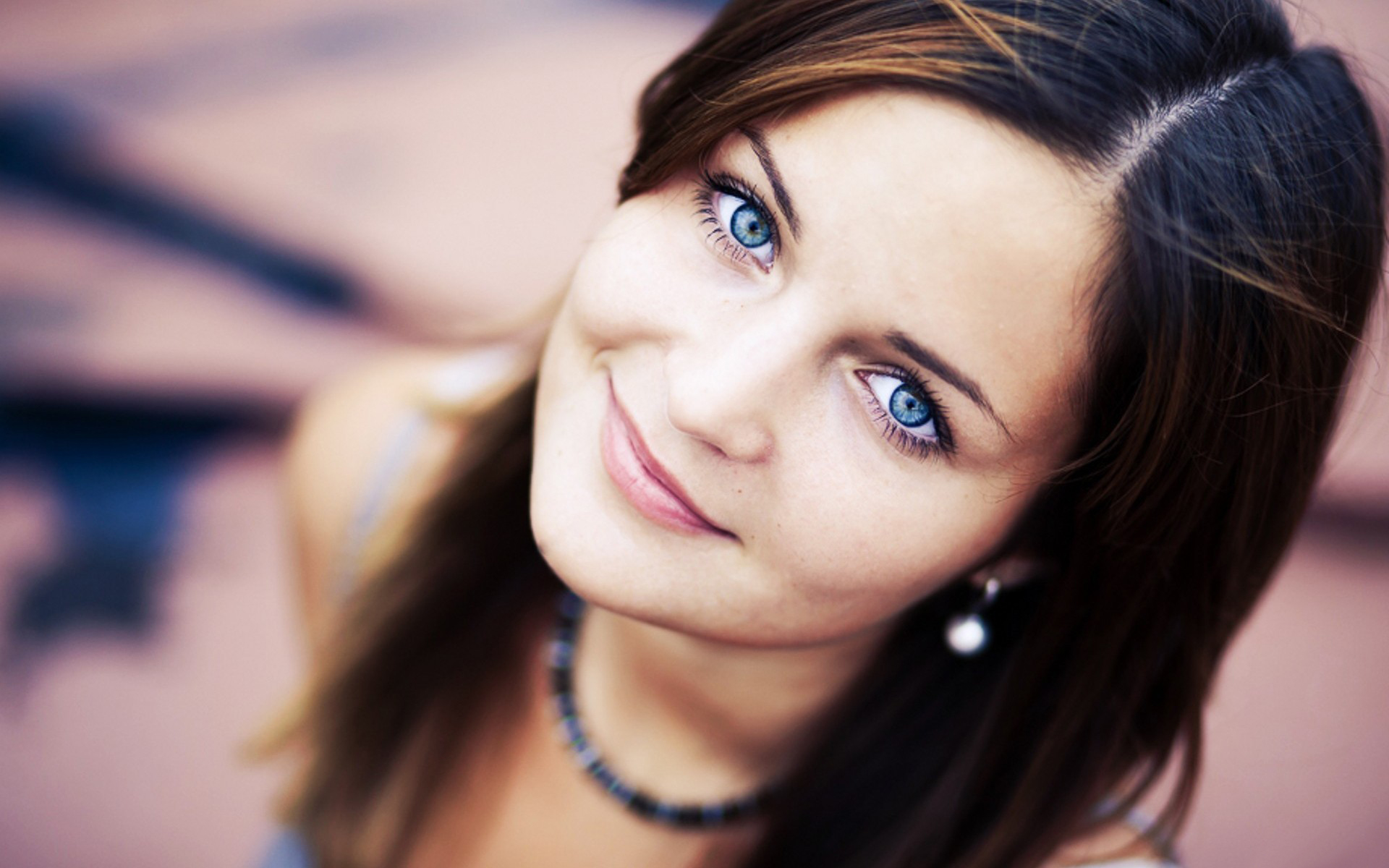 девушка, красивый, глаз