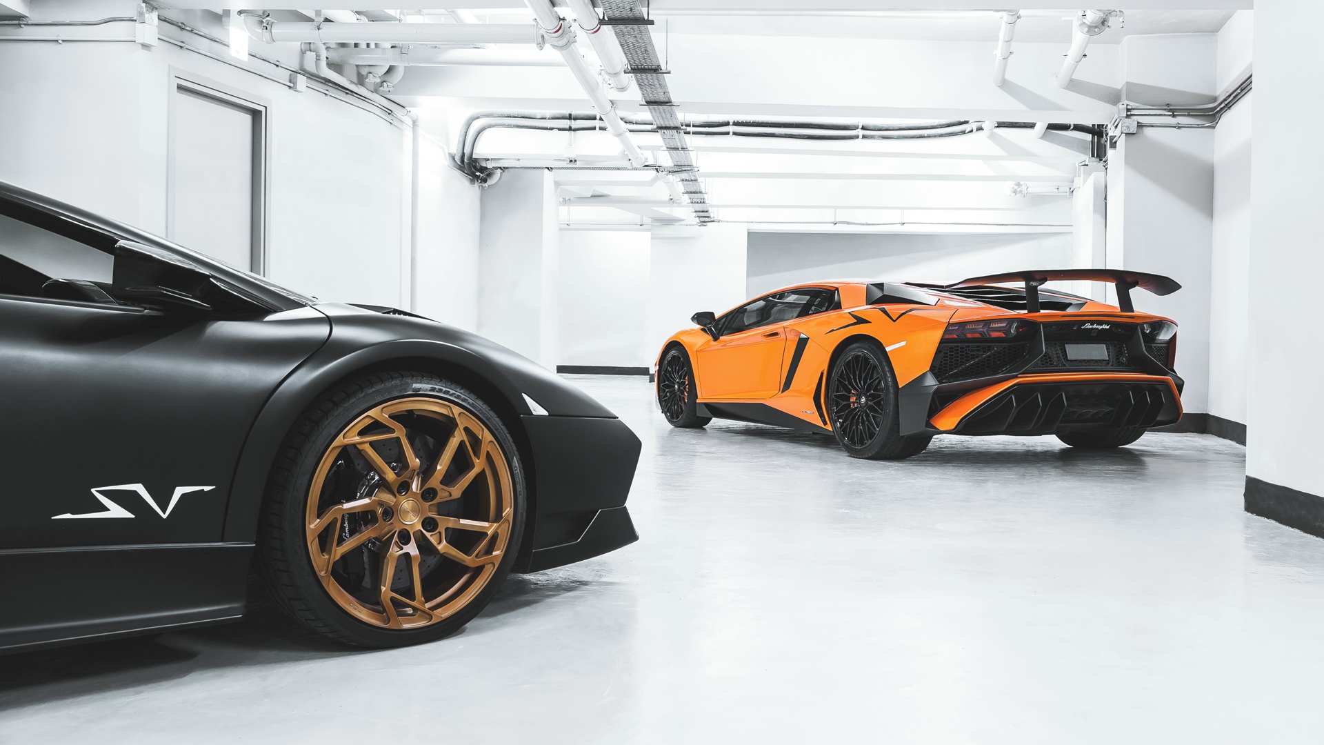 aventador, черный, колесо