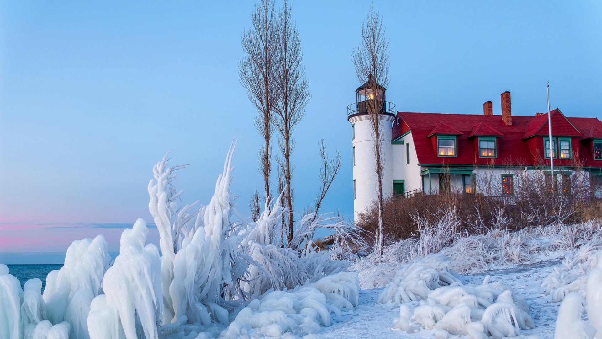 betsie, point, lighthouse