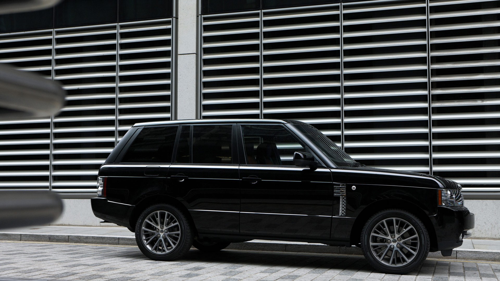 rover, диапазон, черный
