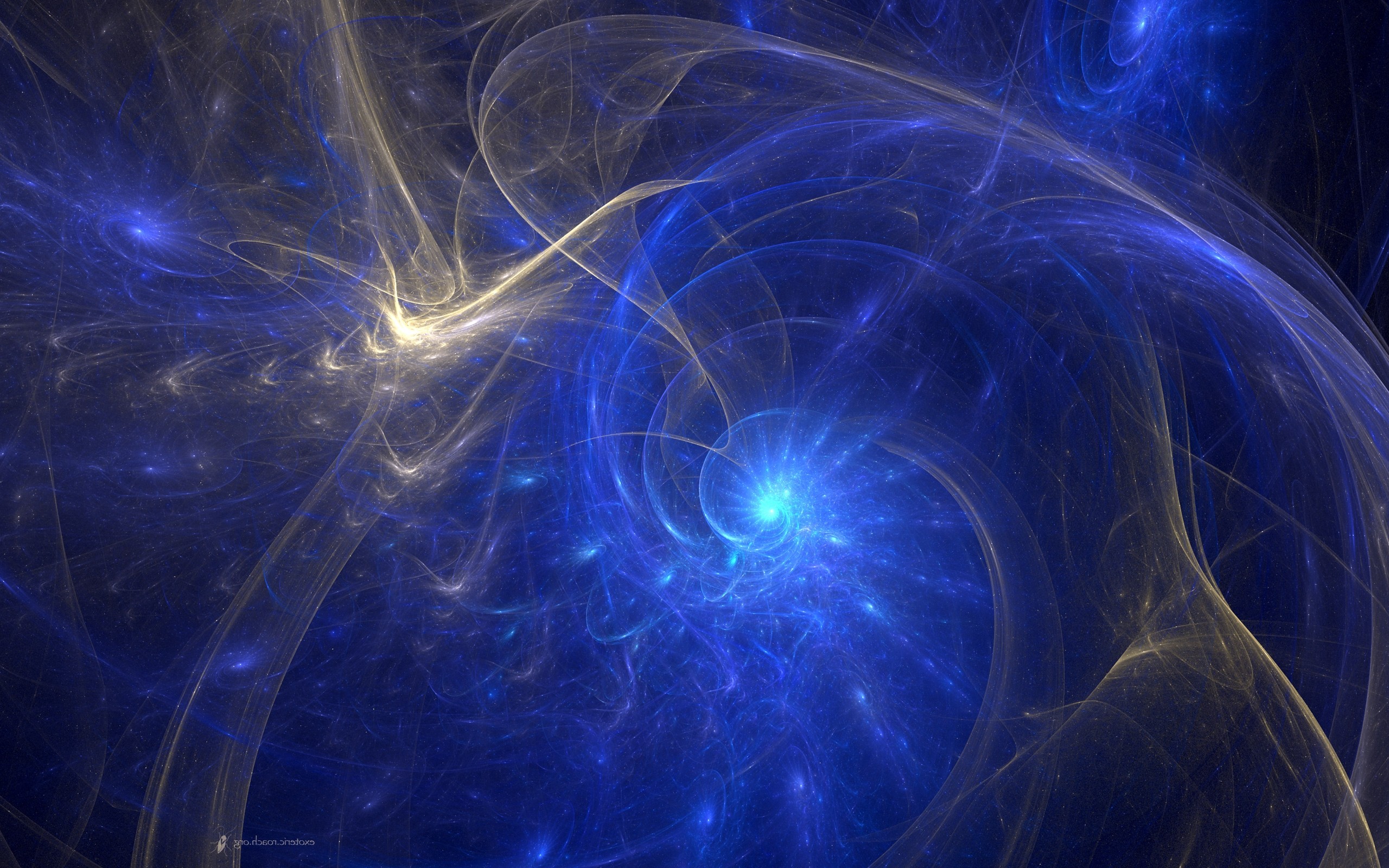 иллюстрация, синий, абстрактный