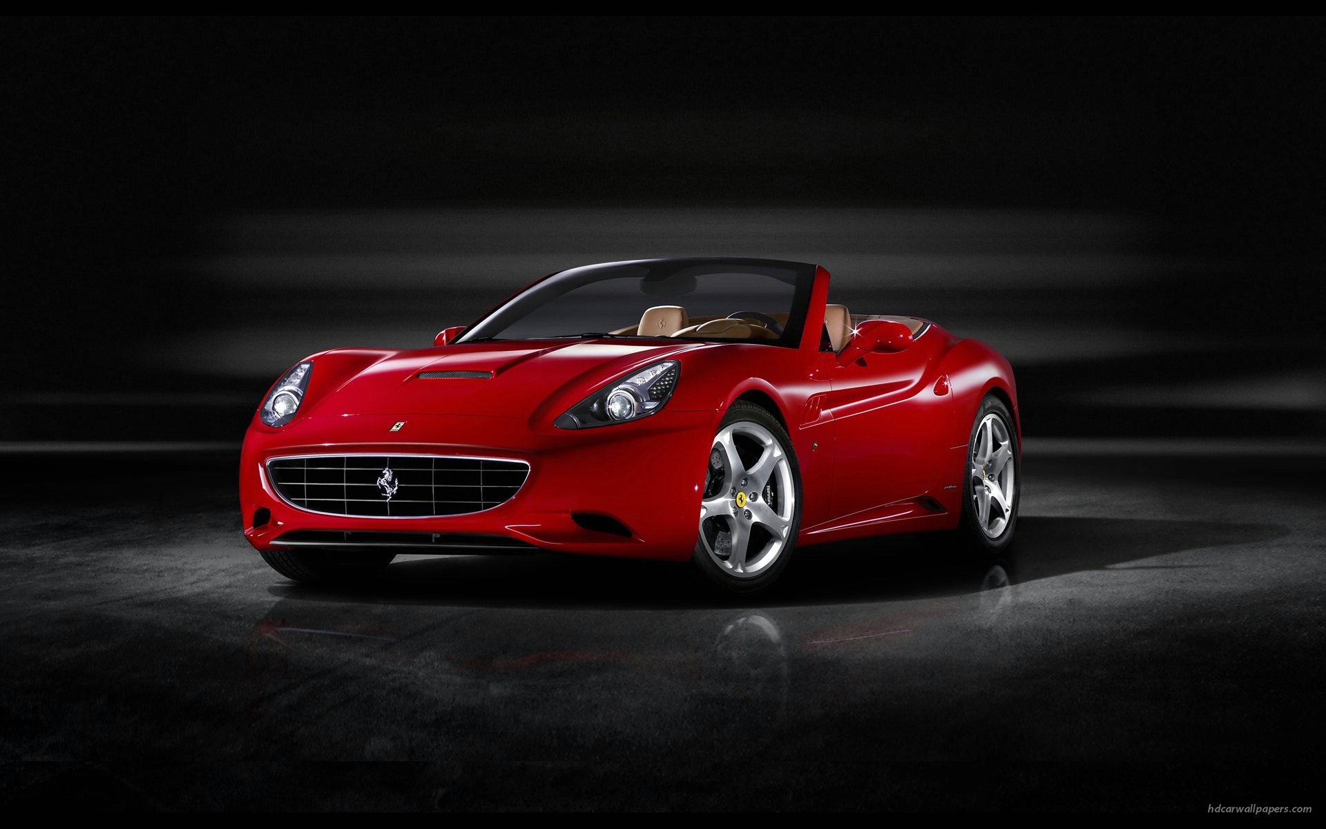 ferrari, california, красный