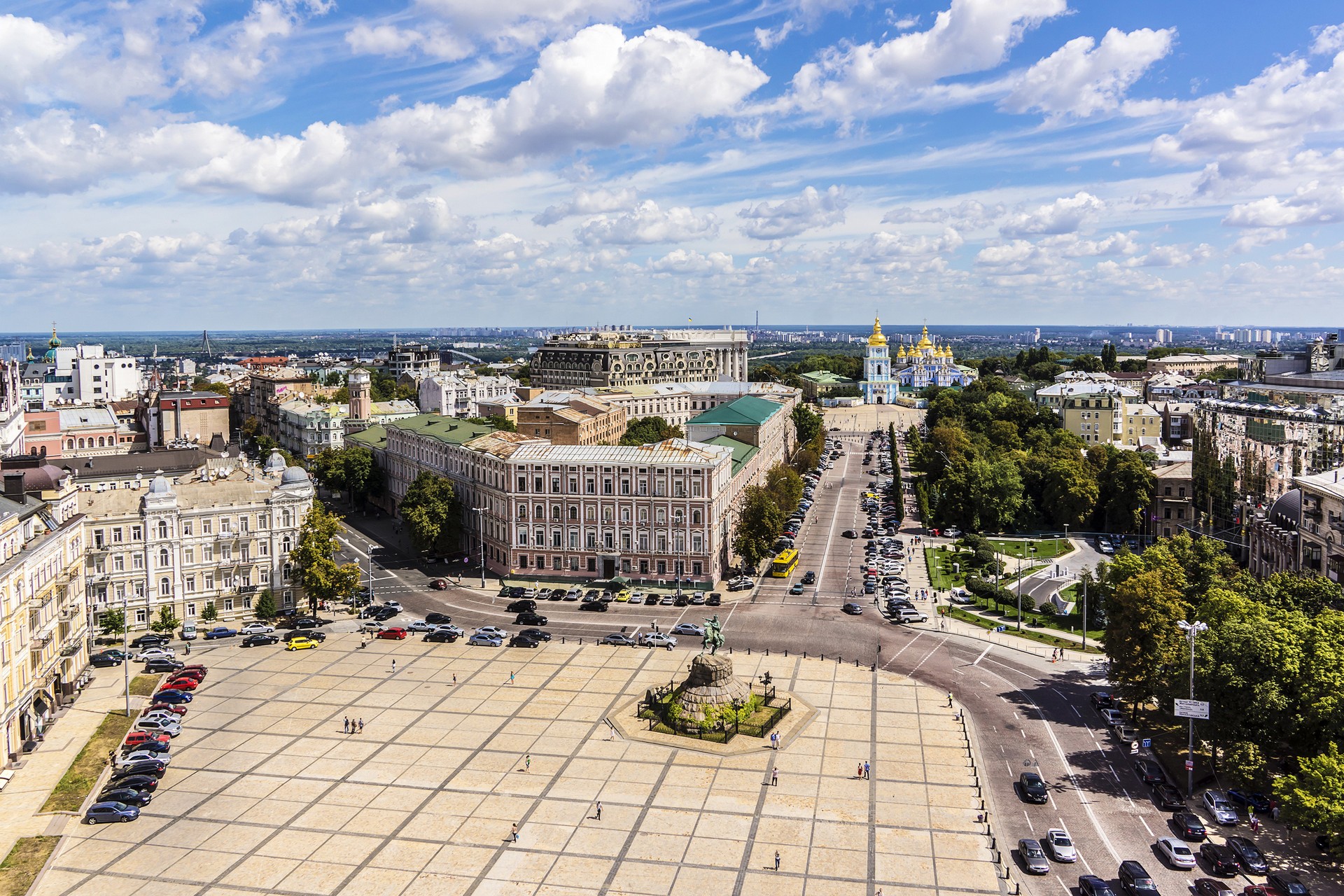 киев, ukraine, square