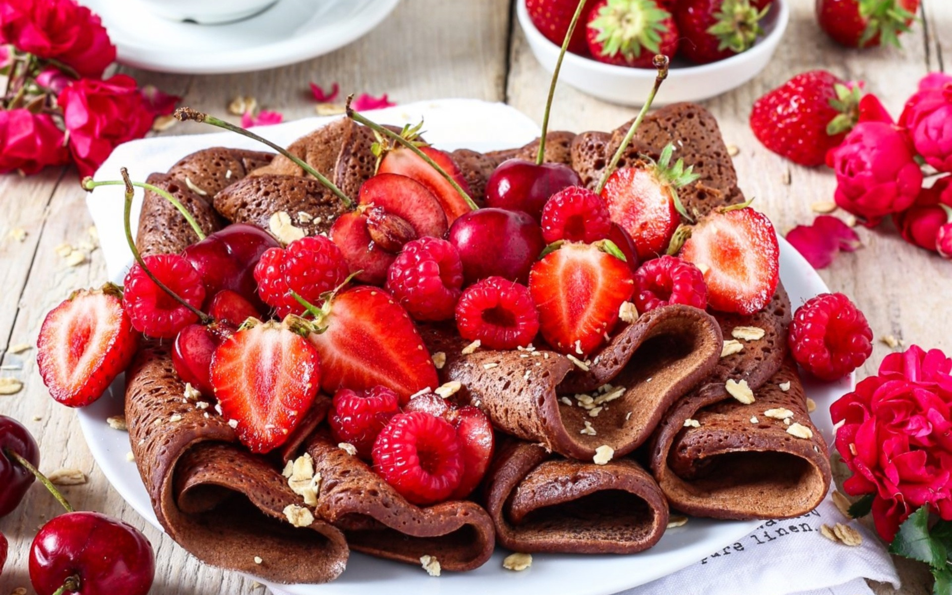 шоколад, пазли, crêpe