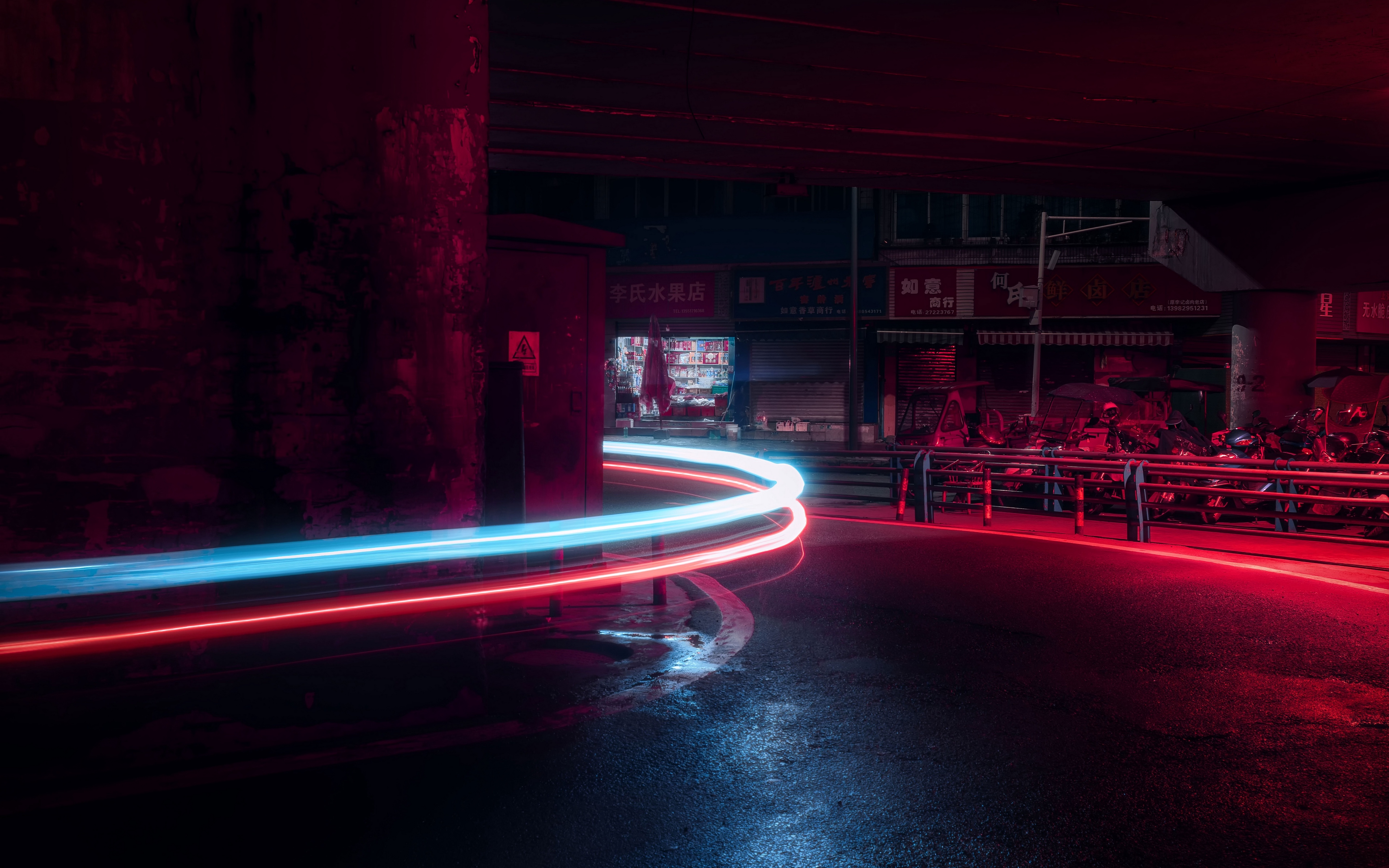 exposure, long, ночь