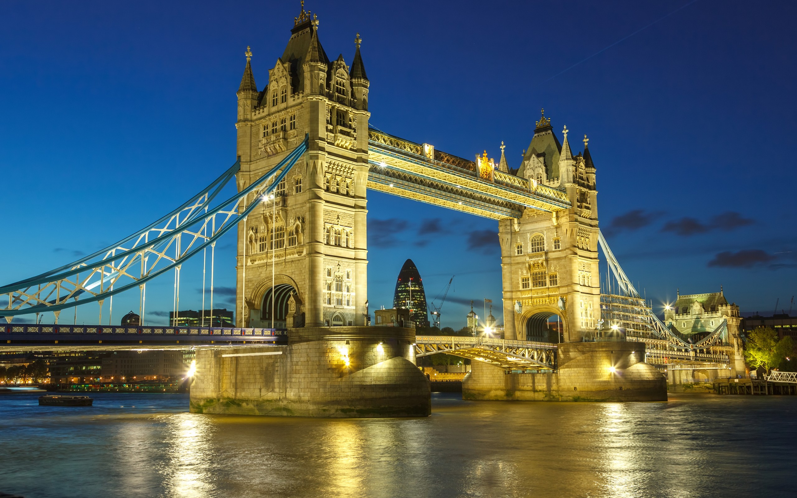 bridge, tower, london