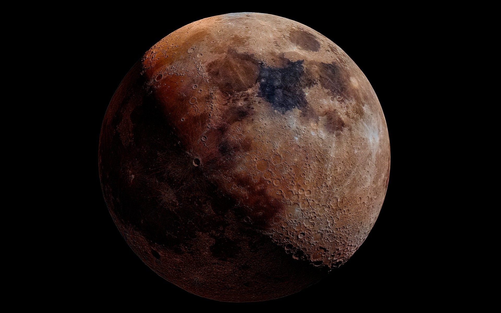 закрытие луны с черным фоном